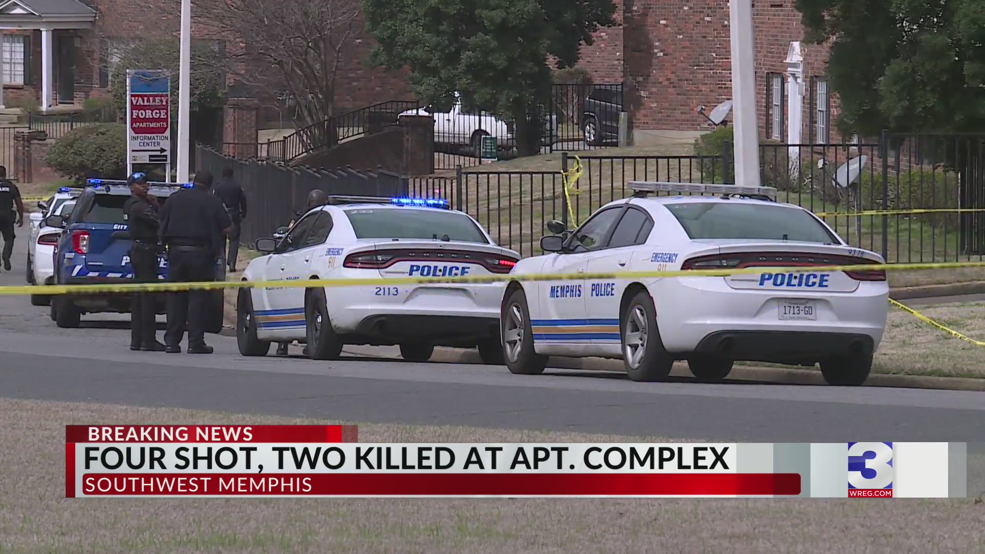 4 shot, 2 dead at apartment complex in southwest Memphis – WREG.com