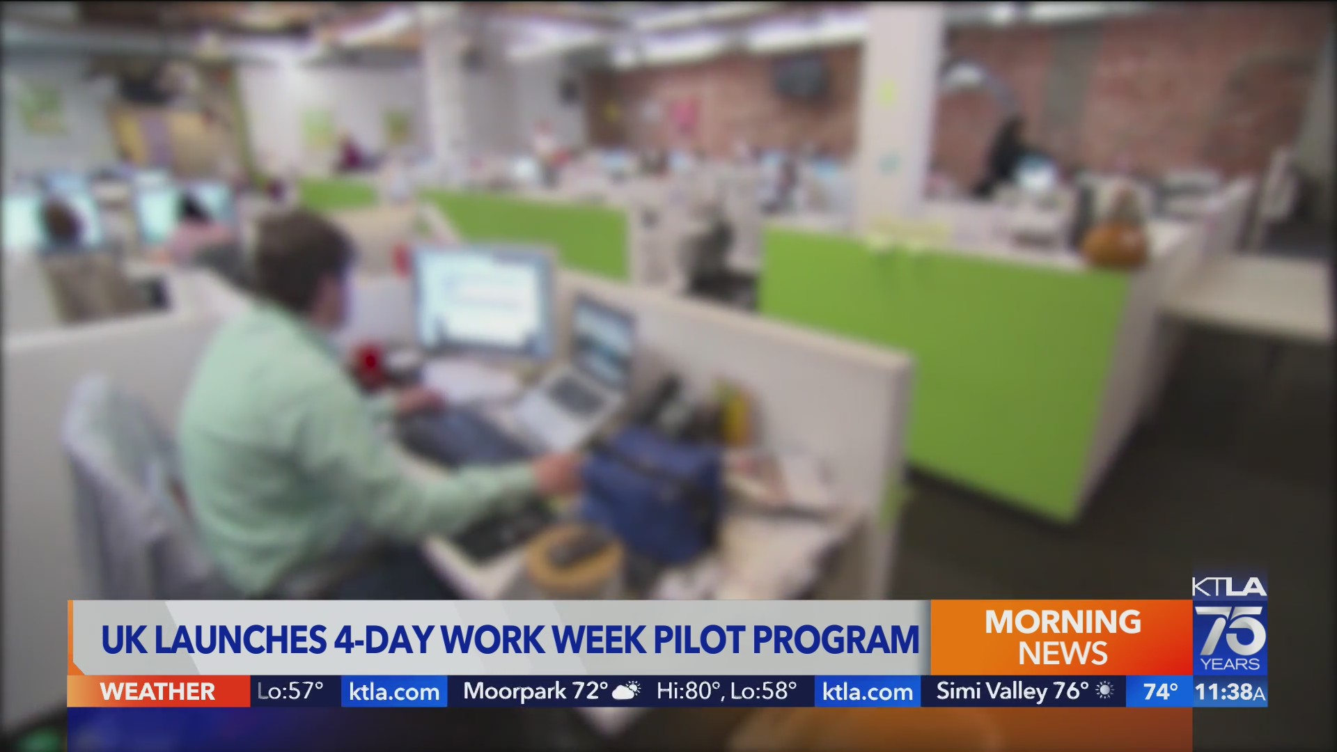 U.K. launches 4-day work week pilot program – KTLA