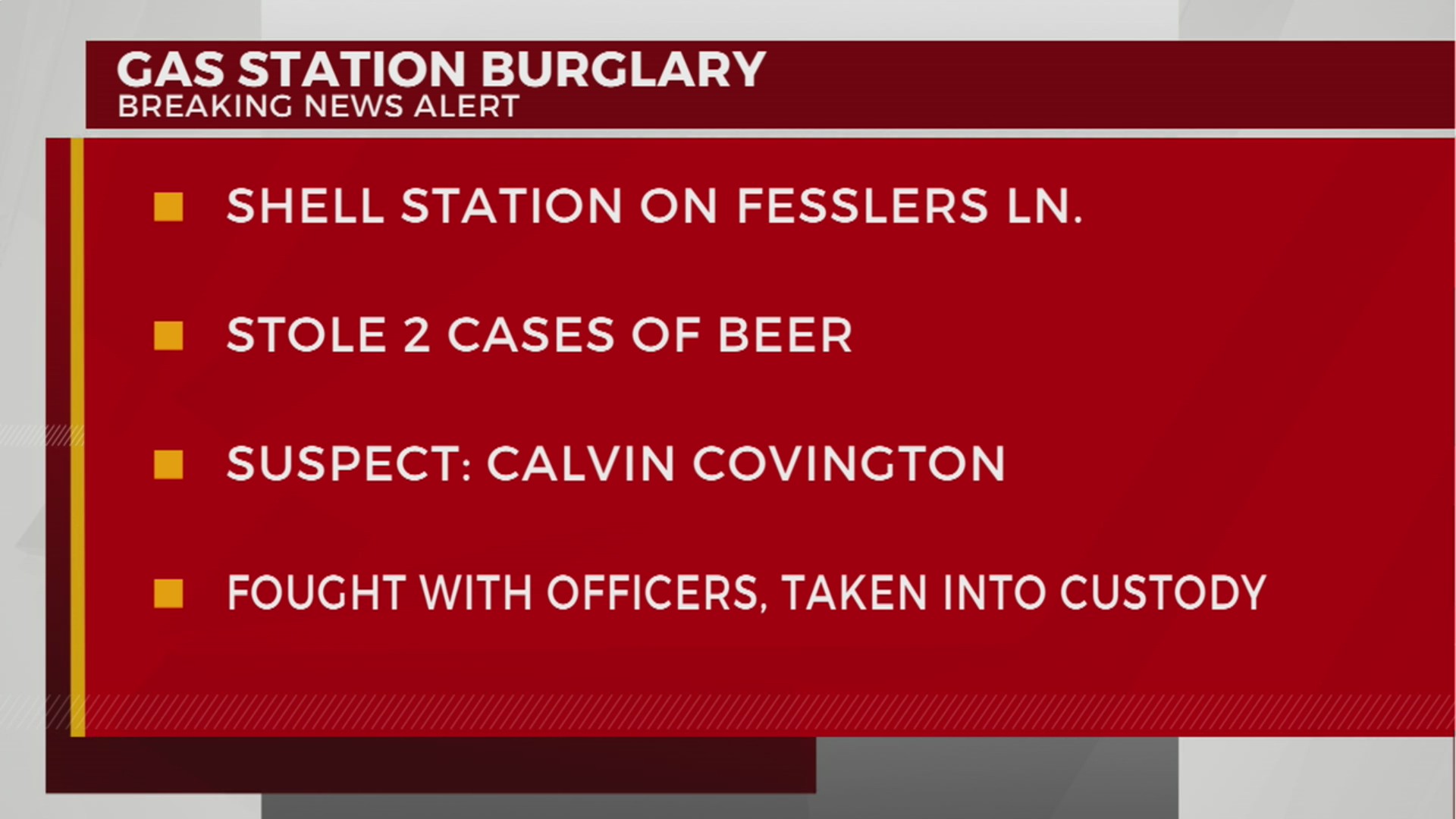 Man charged in gas station burglary – WKRN News 2