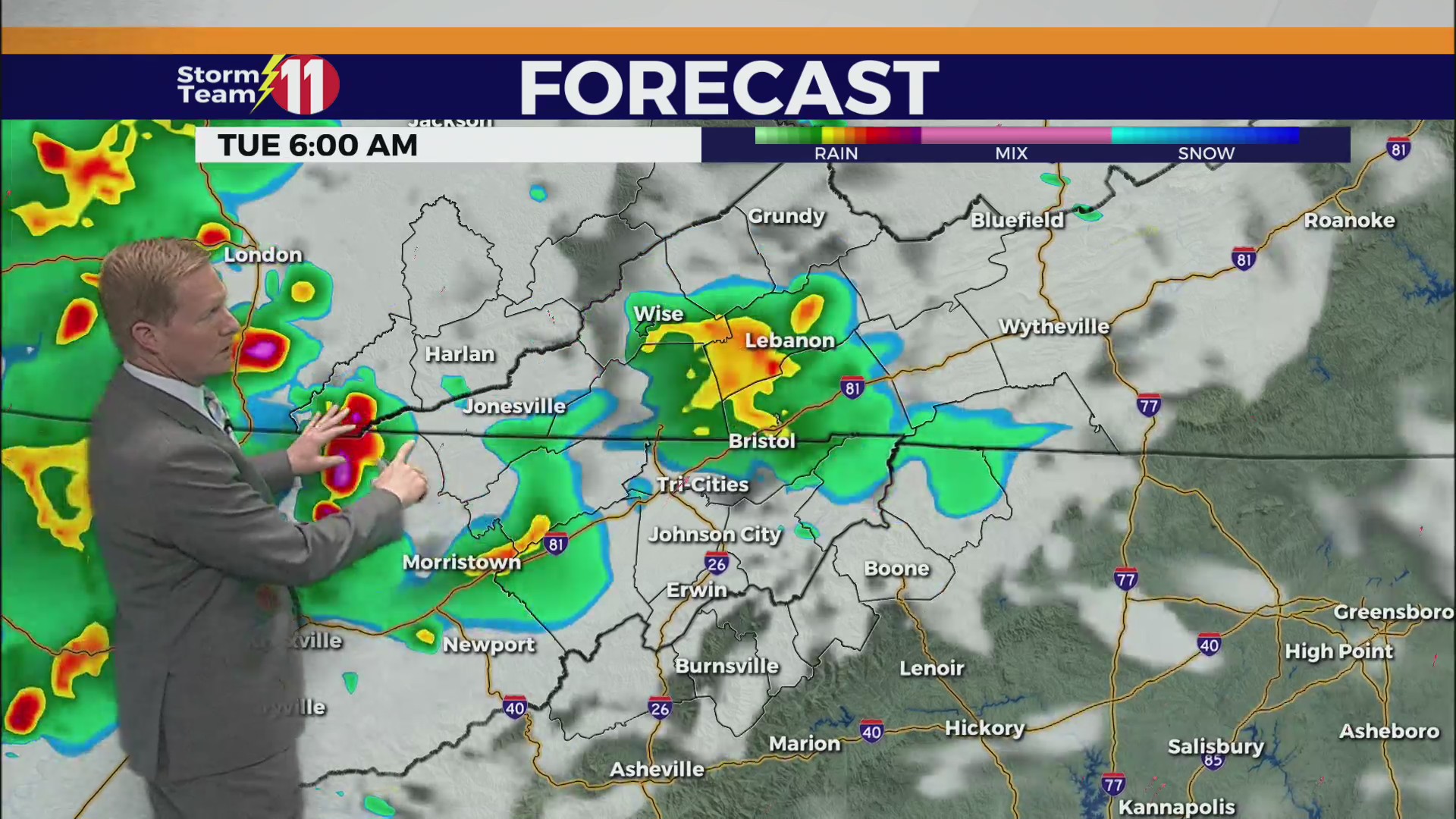 Latest Storm Team 11 Forecast – WJHL | Tri-Cities News & Weather