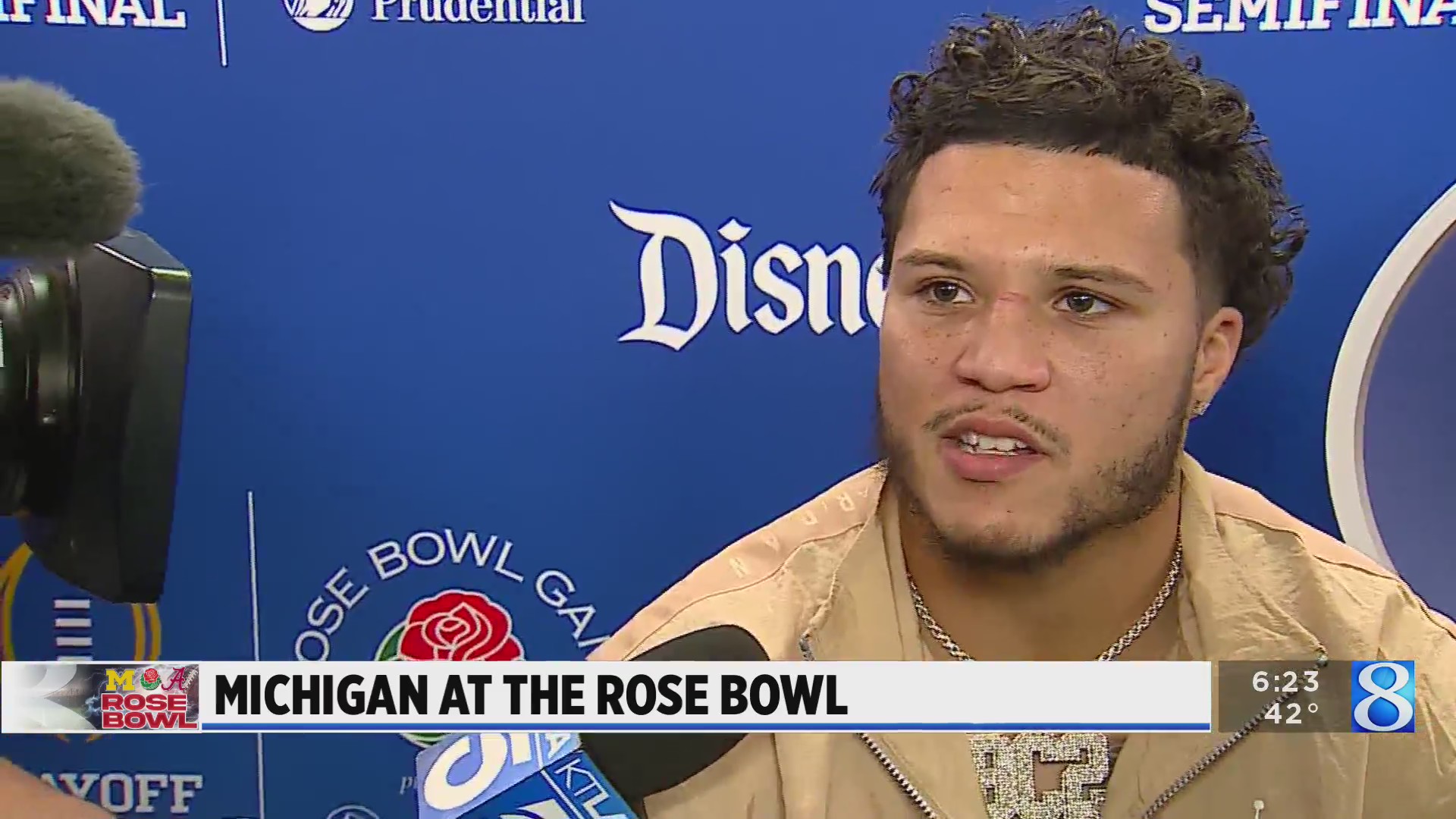 U-M arrives at Rose Bowl – WFLA