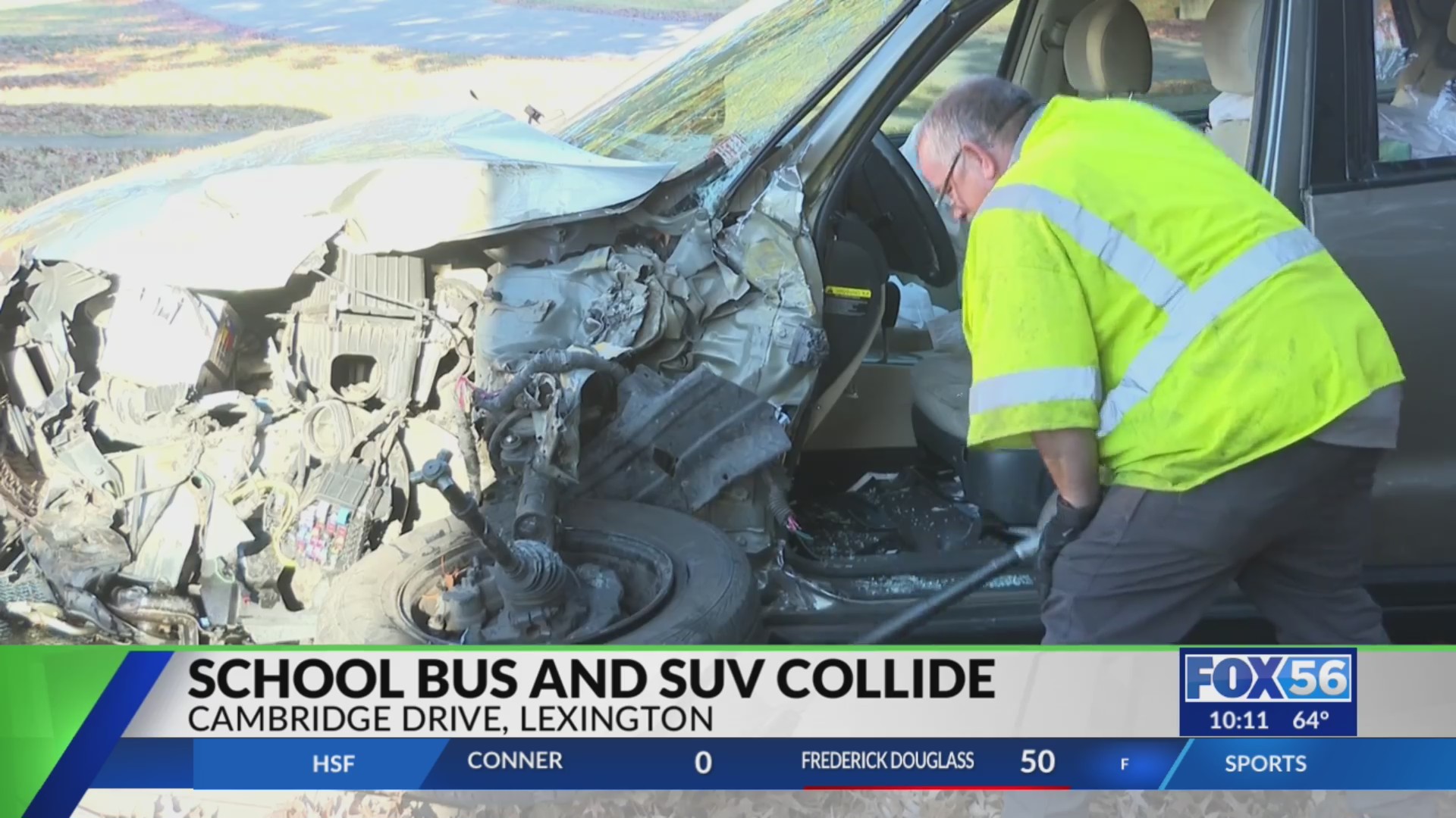 School bus involved in wreck in Lexington – FOX 56 News