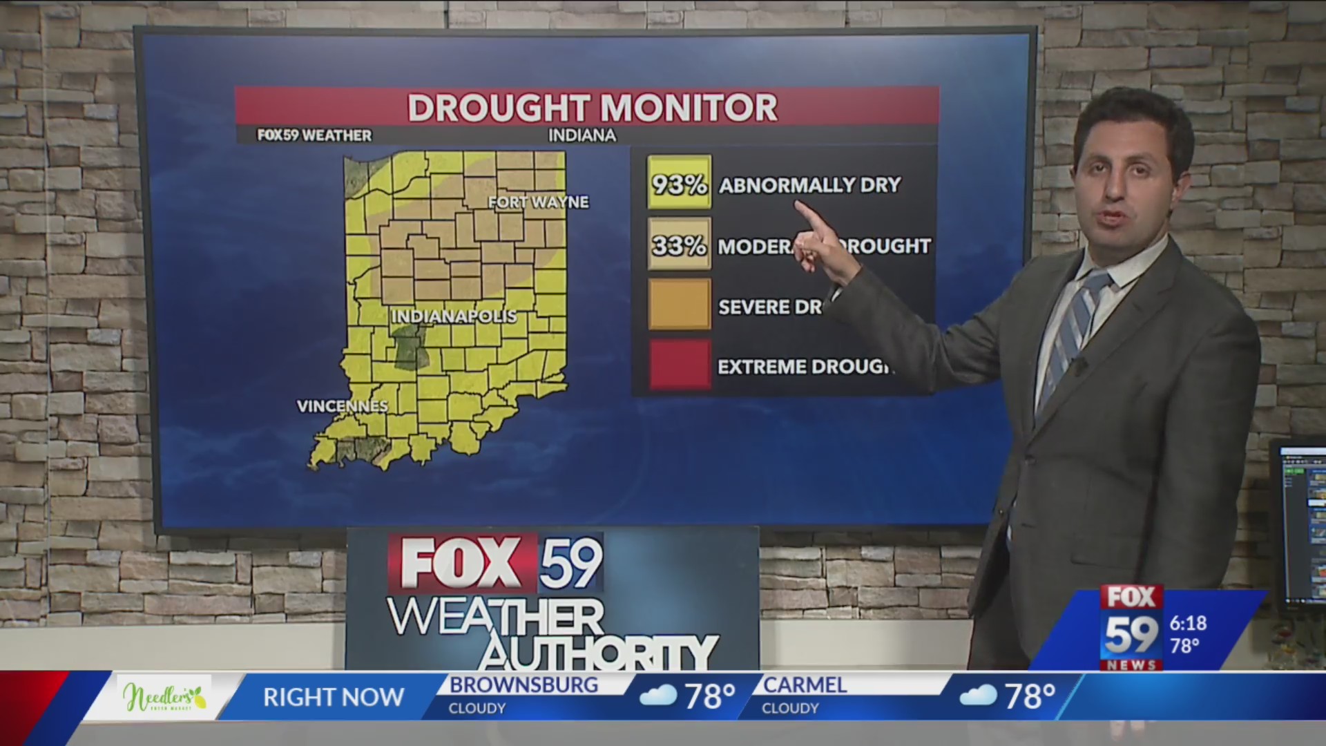 Last day of summer looks warm, very little rain chances overall – Fox 59