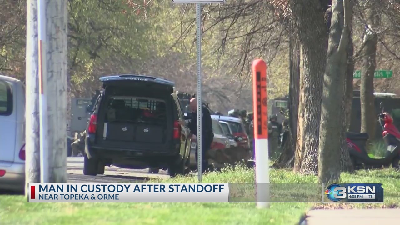 Standoff south of downtown ends with one in Wichita police custody KSNTV