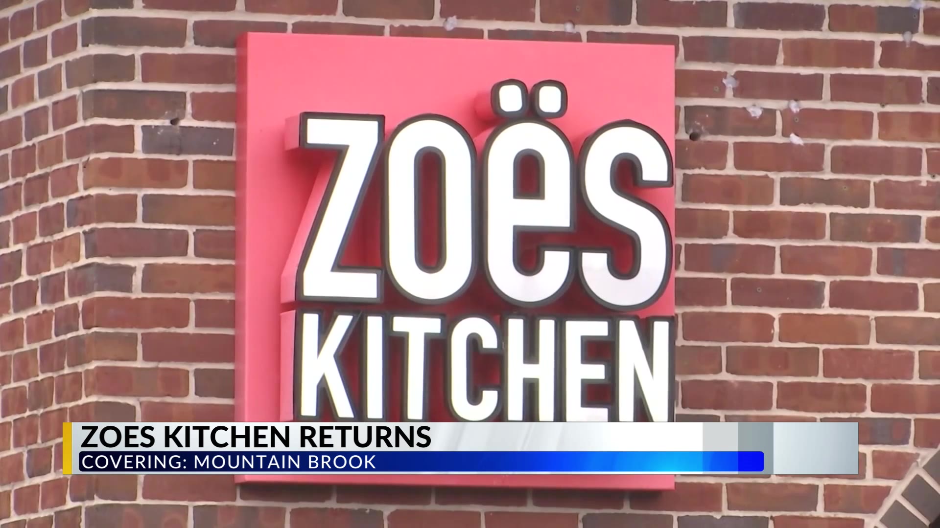 Zoes Kitchen Returns to Crestline Village CBS 42