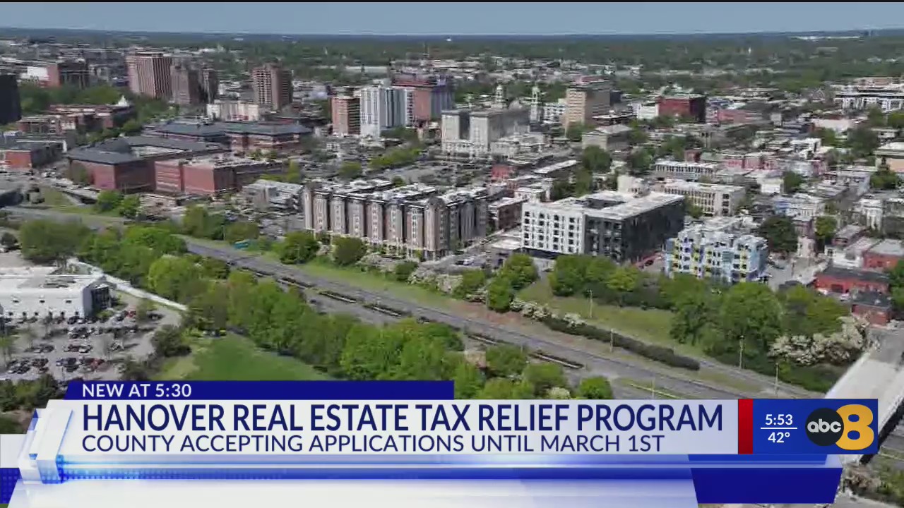 Real estate tax relief applications open in Hanover for elderly