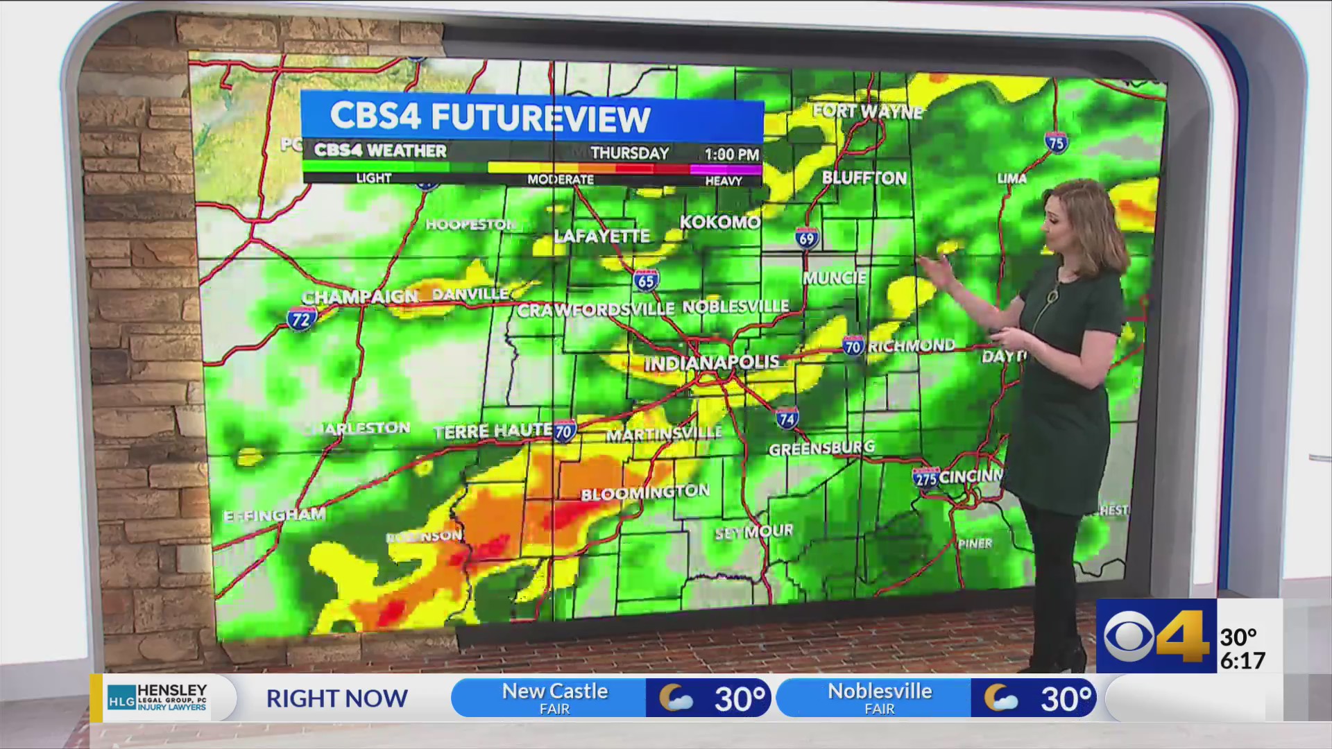Sunny and milder; timing next arrival of rain – Fox 59