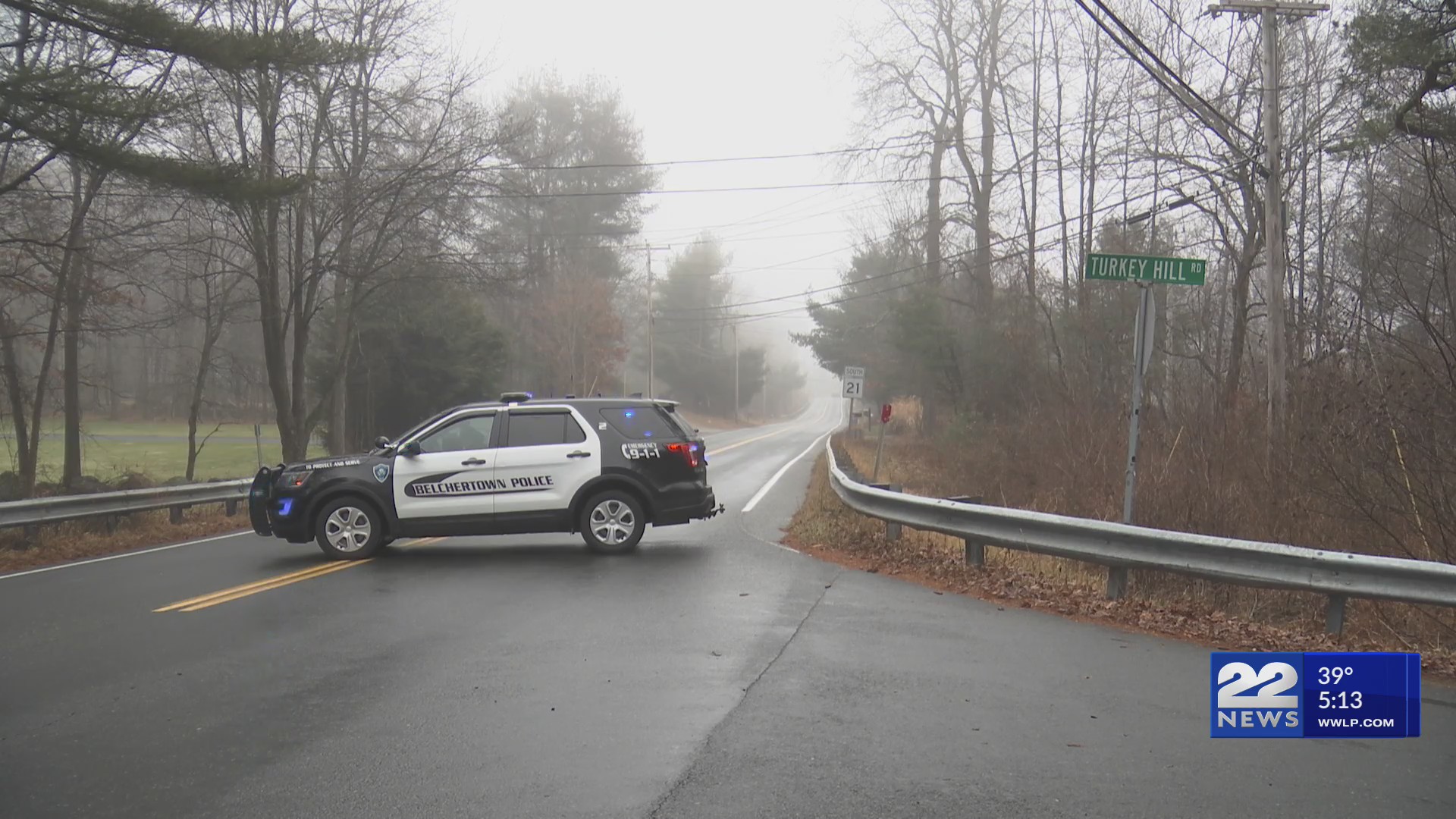 Motor vehicle accident at intersection in Belchertown WWLP