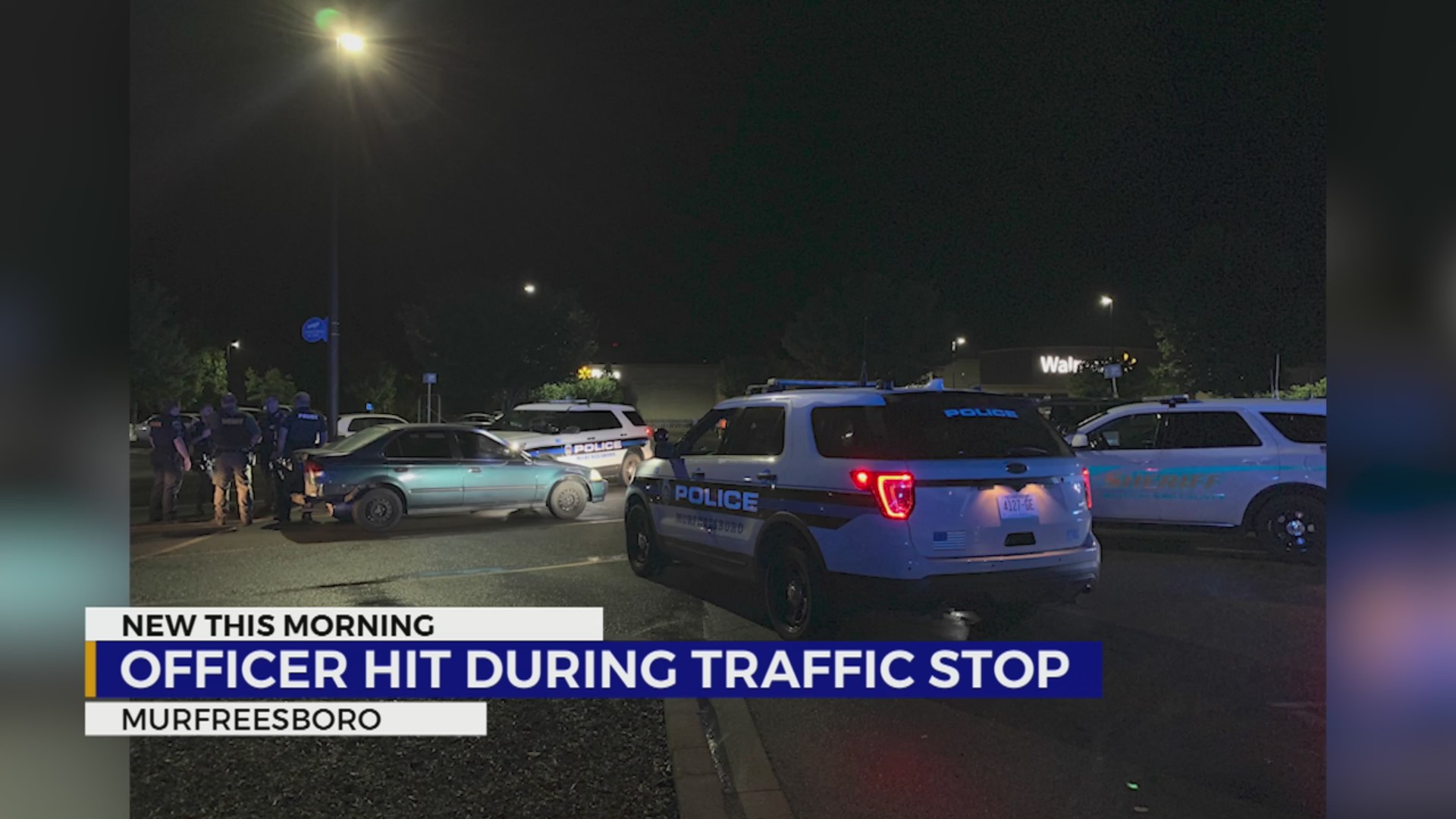 Officer injured after being hit by car during traffic stop – WKRN News 2