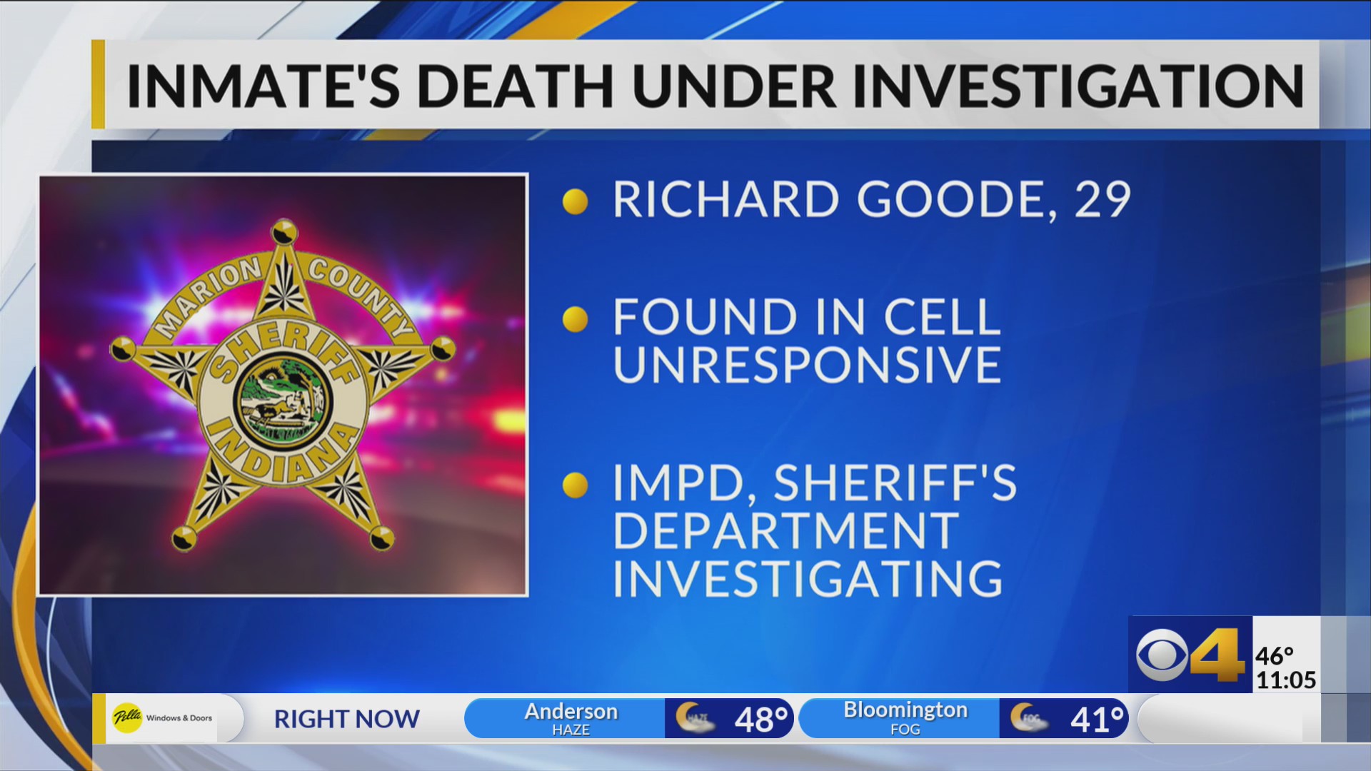 Inmate Found Dead In His Cell At The Marion County Jail Fox 59