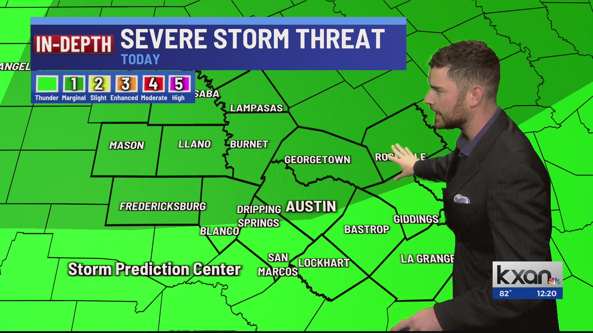 A few showers and storms possible – KXAN Austin