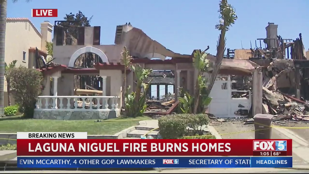Fire Destroys Homes In Laguna Niguel – FOX 5 San Diego & KUSI News