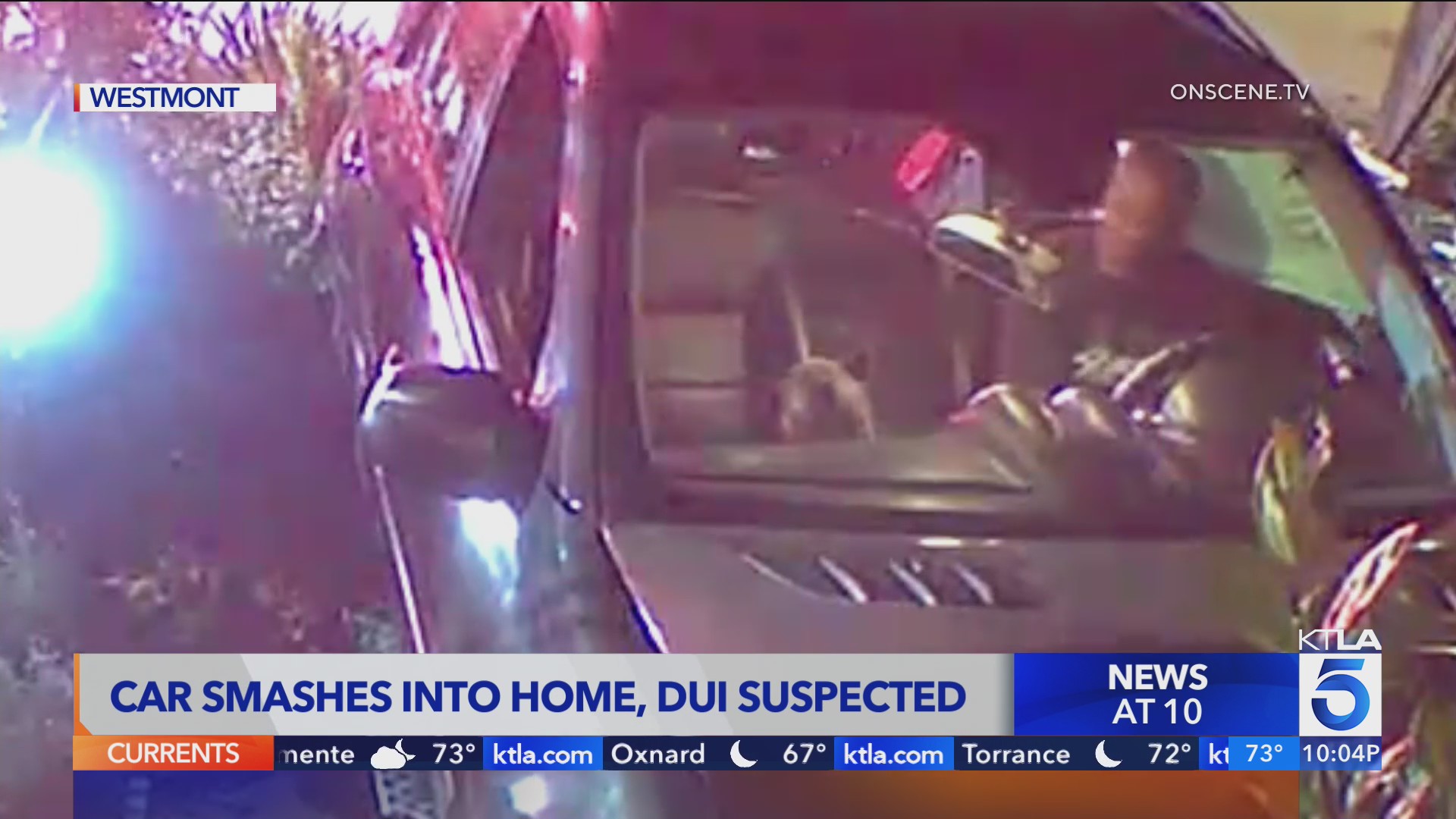Alleged DUI driver crashes in South L.A. home – KTLA