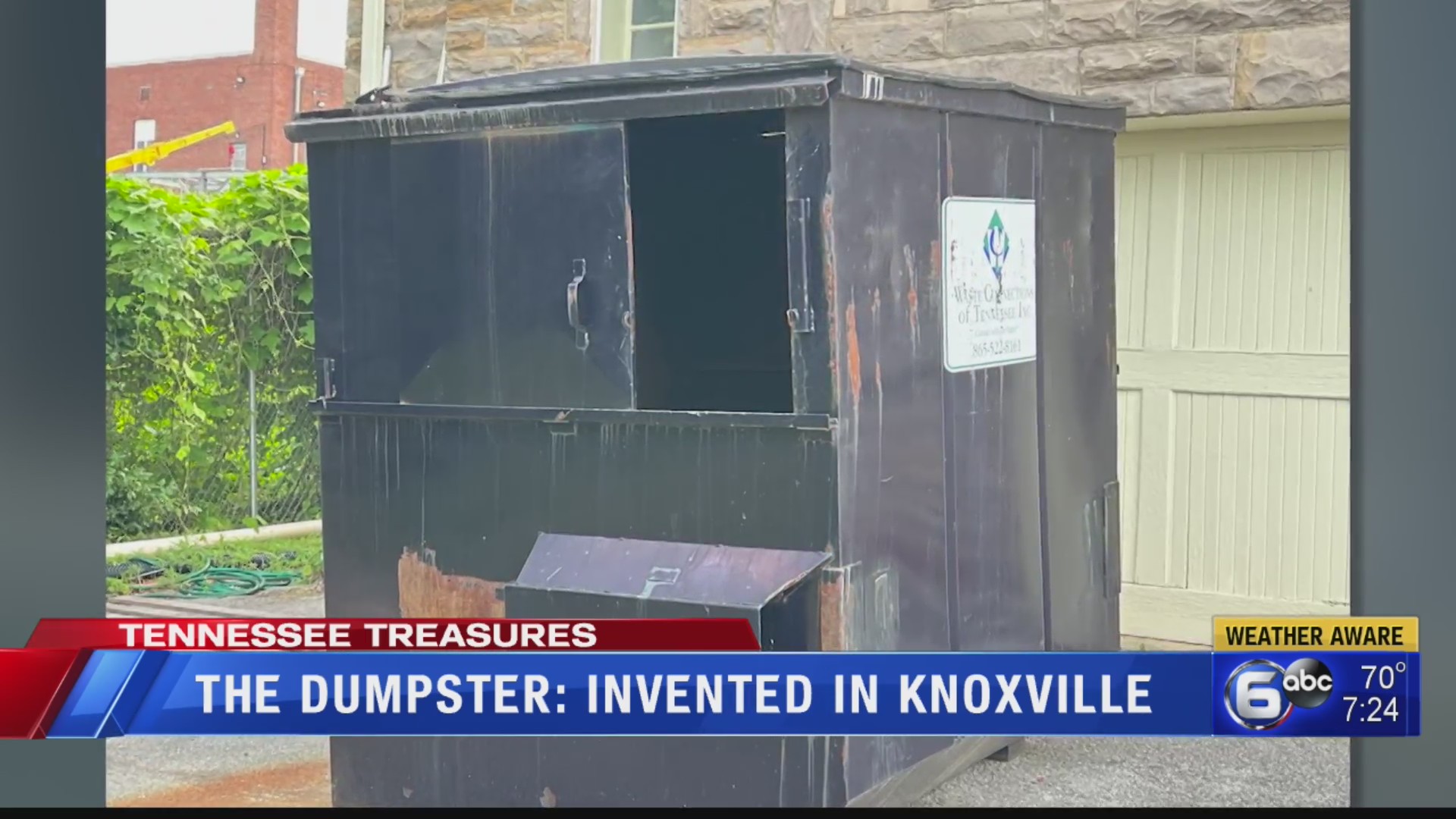 The Dumpster Invented in Knoxville WATE 6 On Your Side