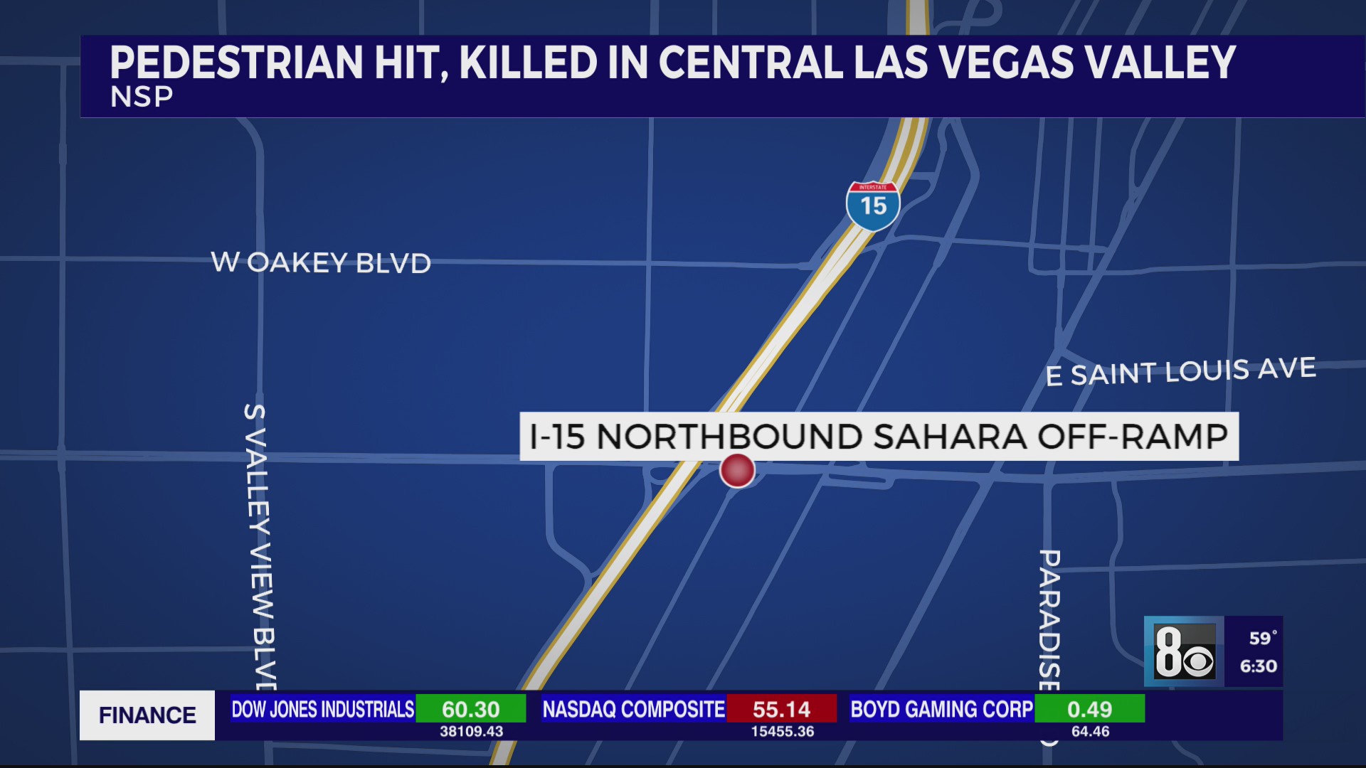 Pedestrian hit, killed in central Las Vegas valley – KLAS