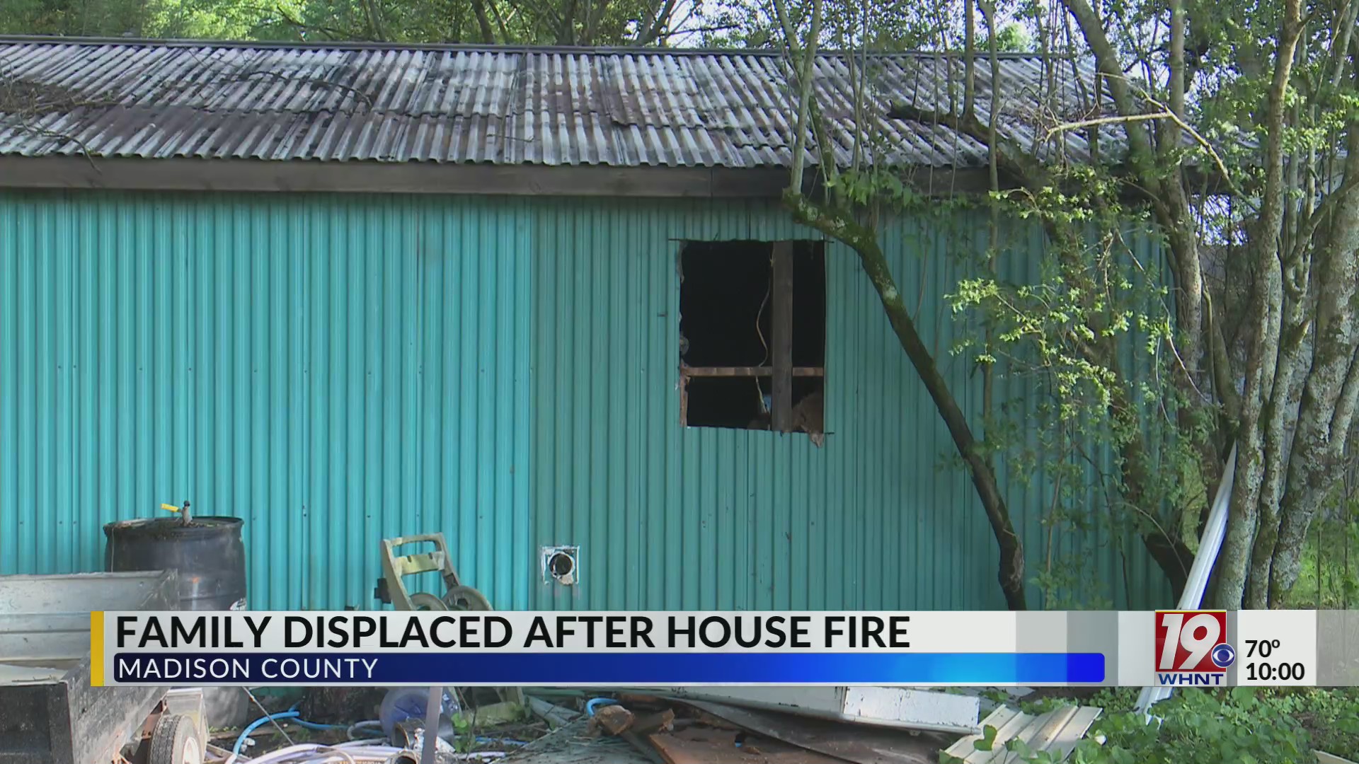 Family Displaced After Fire | May 21, 2023 | News 19 at 10 p.m. – WHNT.com