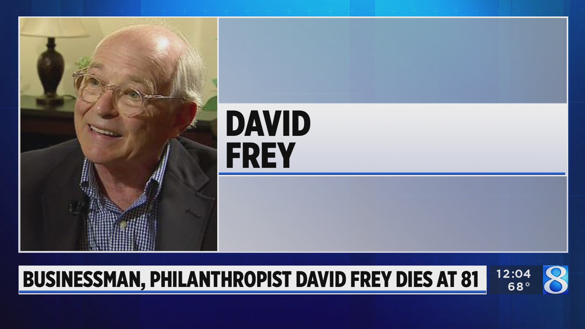 Businessman, philanthropist David Frey dies at 81 – WOODTV.com
