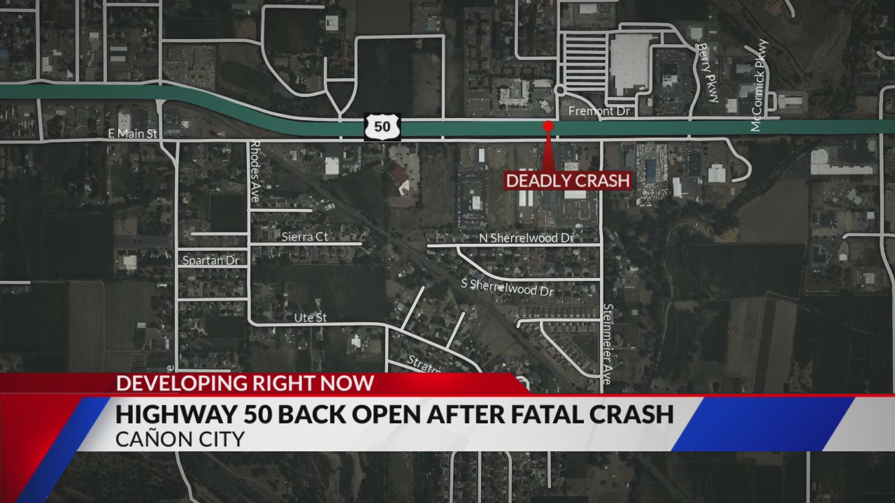 Fatal crash in Canon City closes westbound Hwy 50 – FOX21 News Colorado