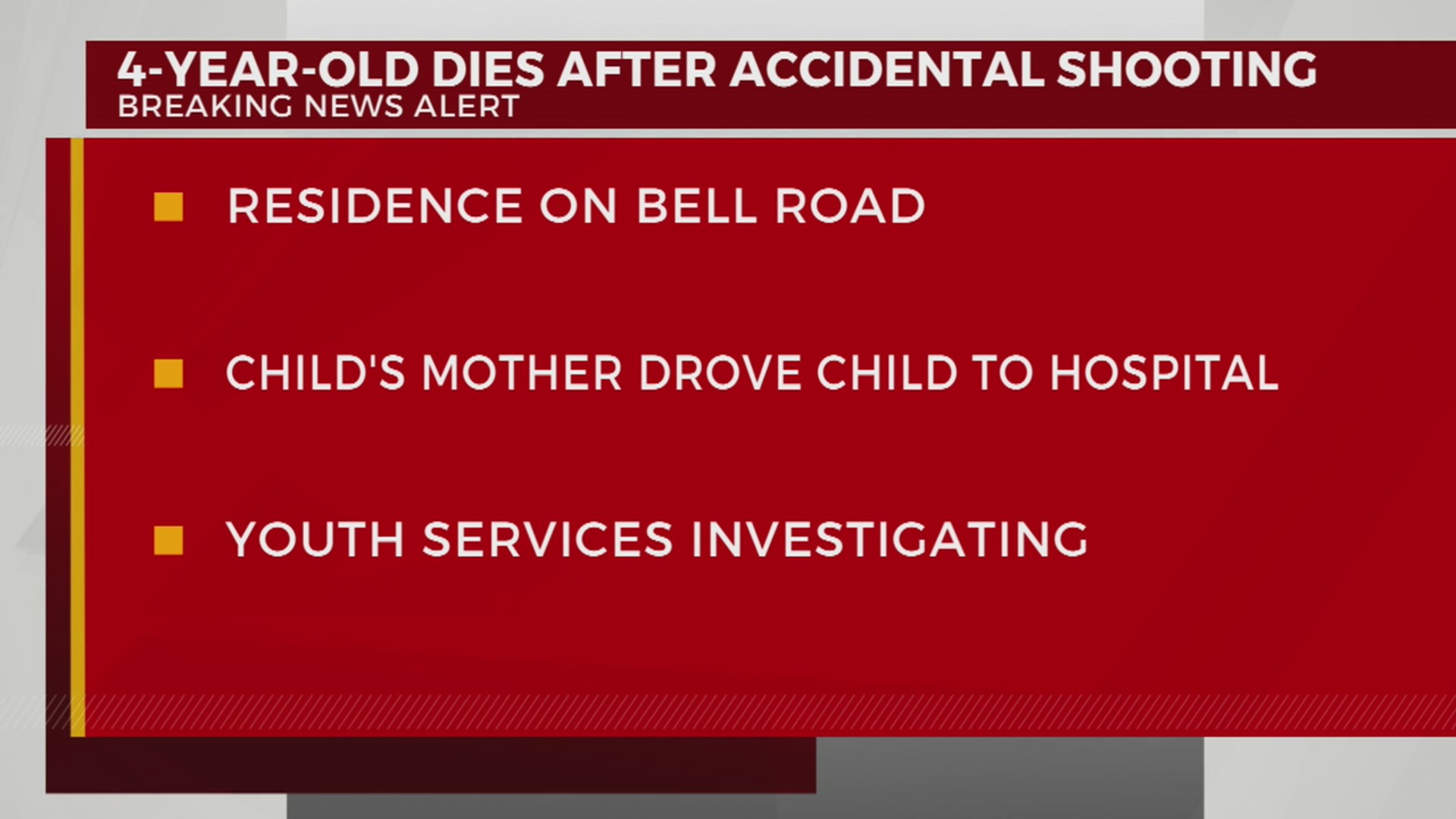 Child killed in accidental self-inflicted shooting – WKRN News 2