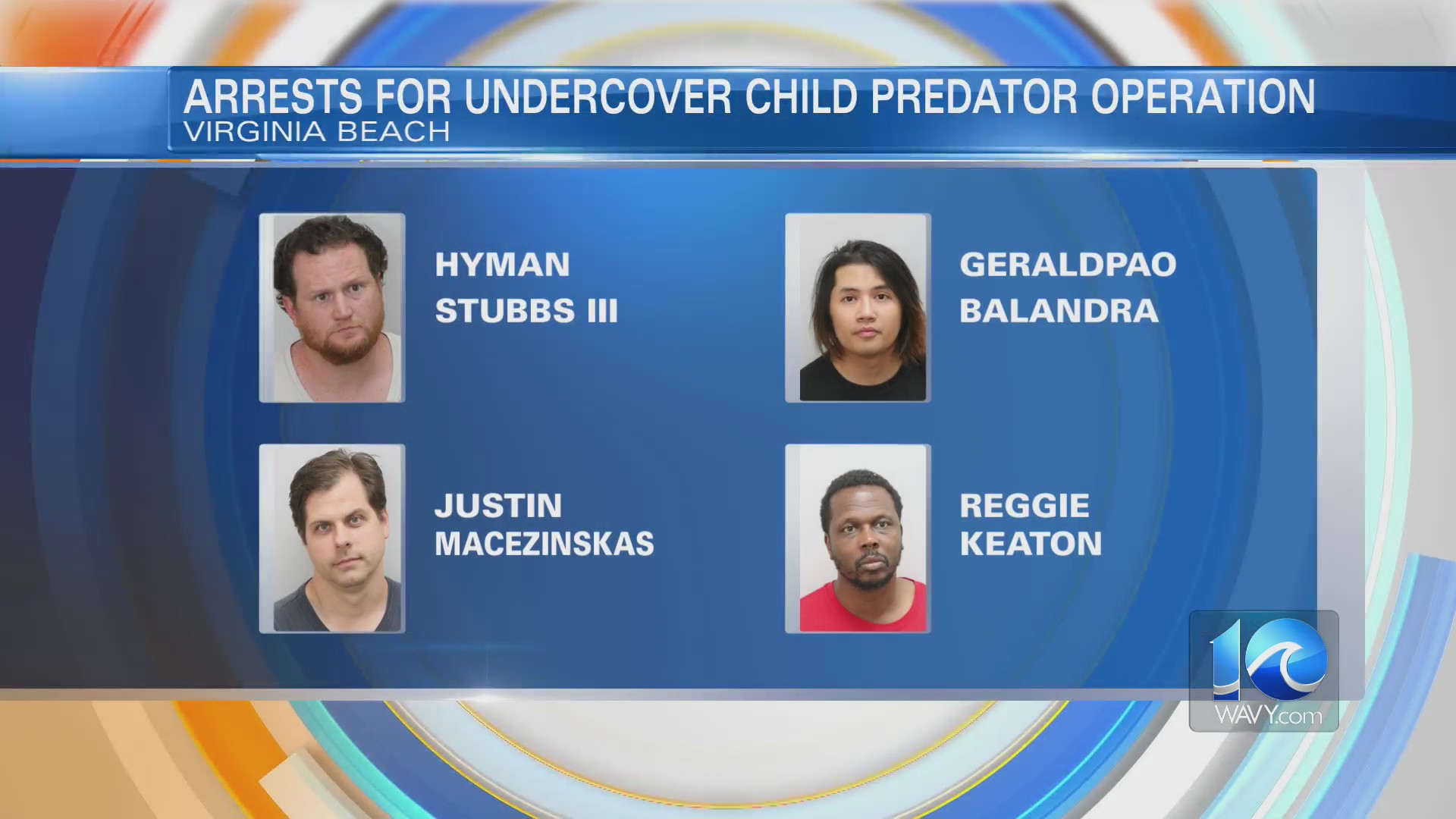5 arrested in joint undercover child predator operation in Virginia ...