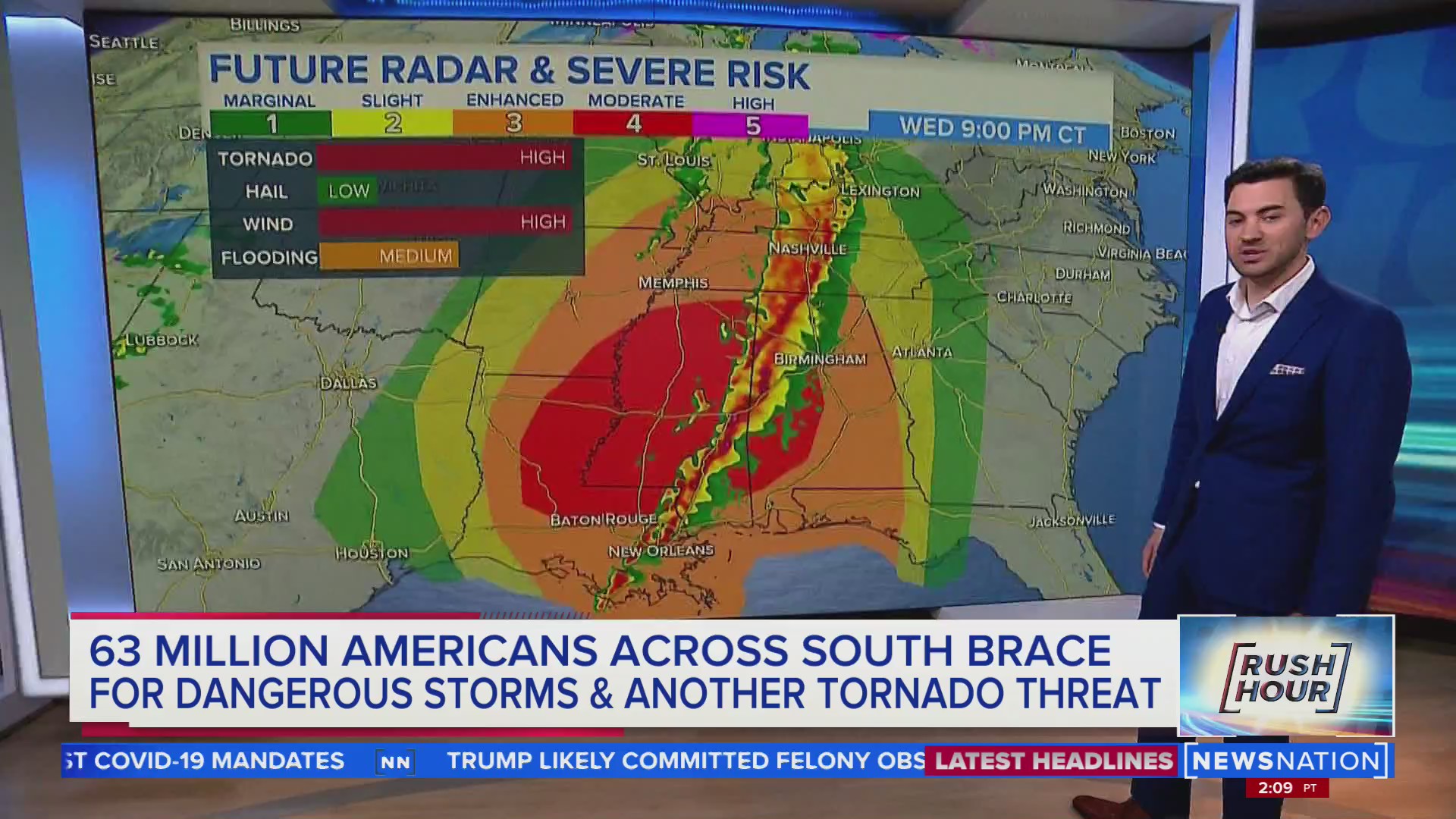 63 million Americans brace for dangerous storms | Rush Hour – NewsNation