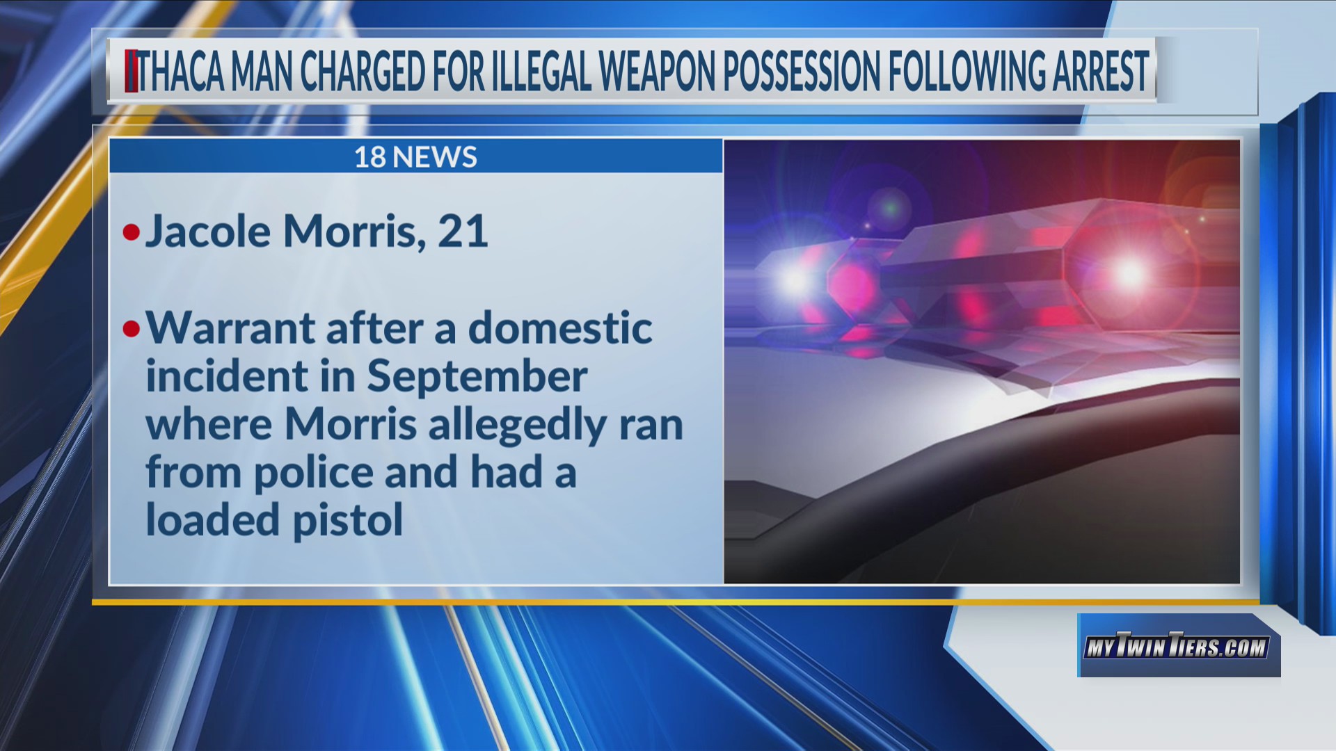 Ithaca man charged for illegal weapon possession following arrest ...