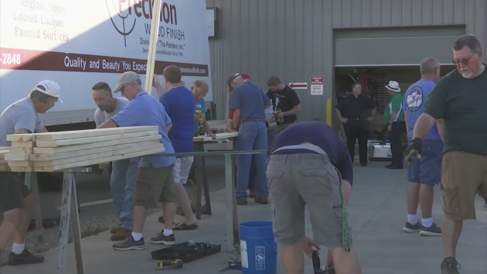Generations of Knights of Columbus build beds for Catholic Indian Mission & St. Bernard’s