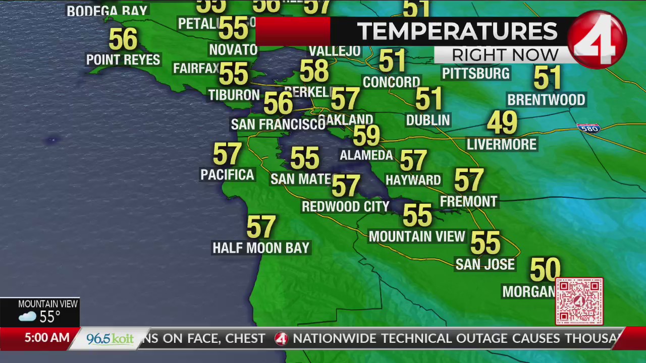 San Francisco weather forecast Jan. 12 KRON4