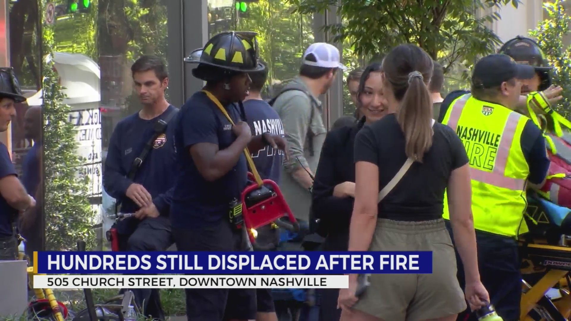 Hundreds still displaced after high rise fire – WKRN News 2