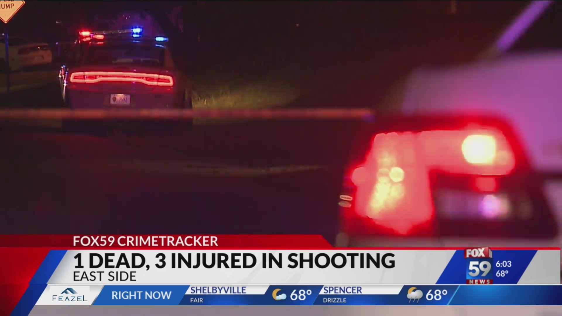 1 dead, 3 injured at block party shooting – Fox 59