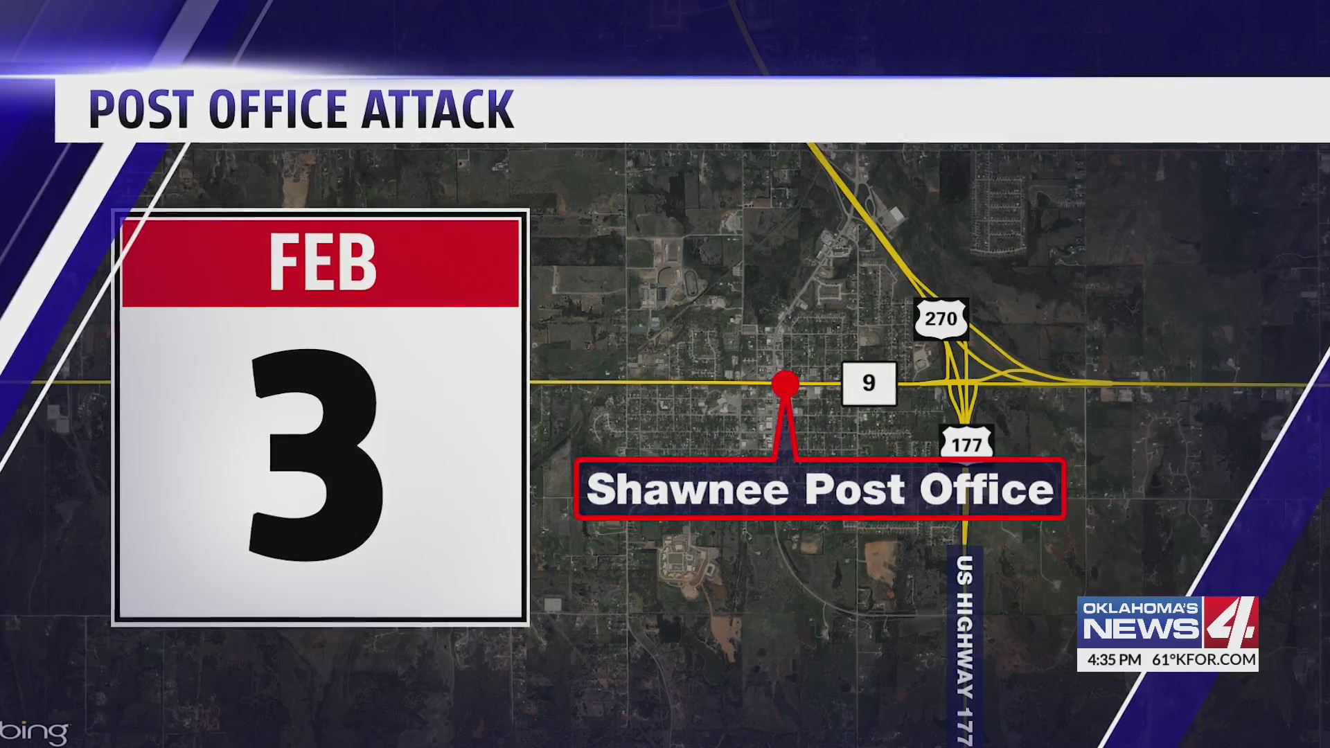 Shawnee post office attack under investigation Oklahoma City