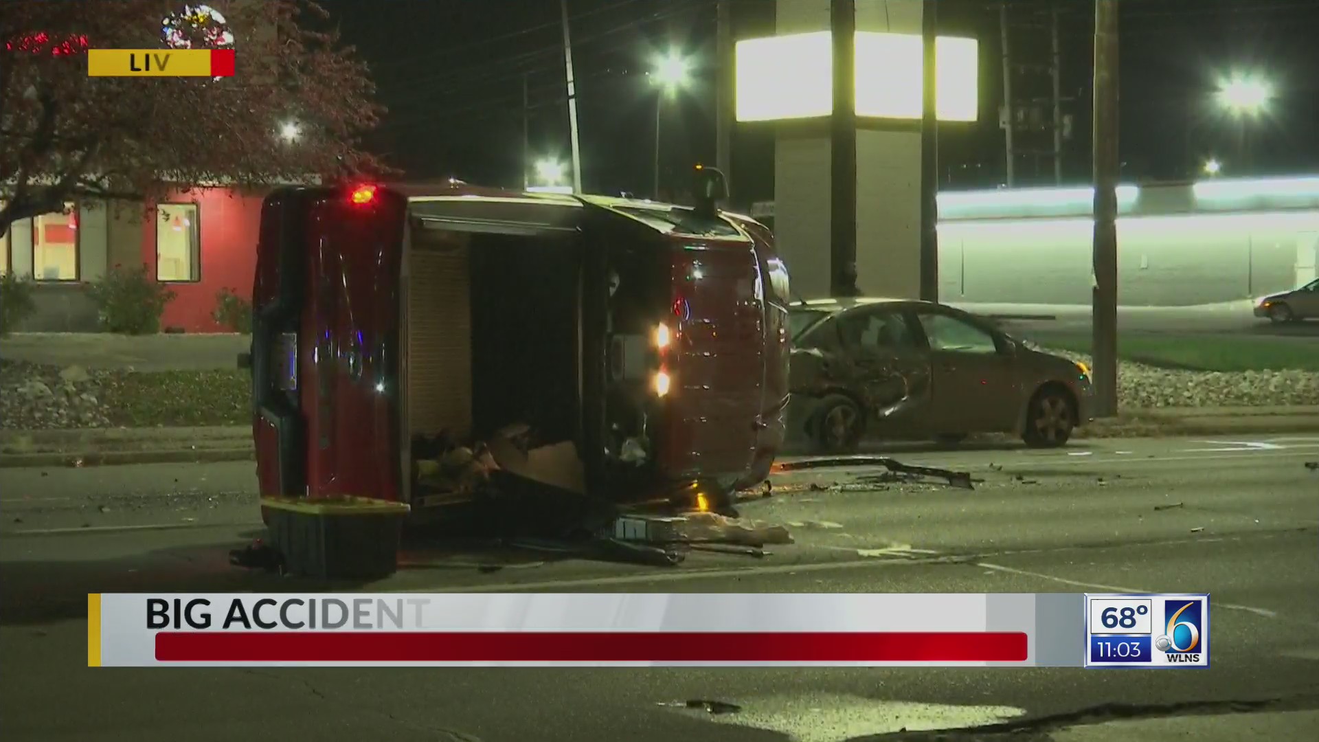Major traffic crash at Cedar and Saginaw in Lansing – WLNS 6 News