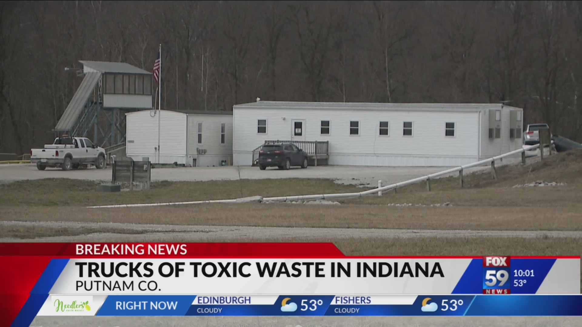 Portion of toxic waste already delivered to Indiana landfill Fox 59