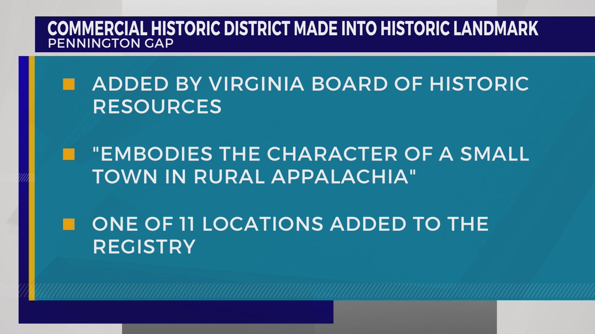 Pennington Gap historic site added to Virginia Landmarks Register