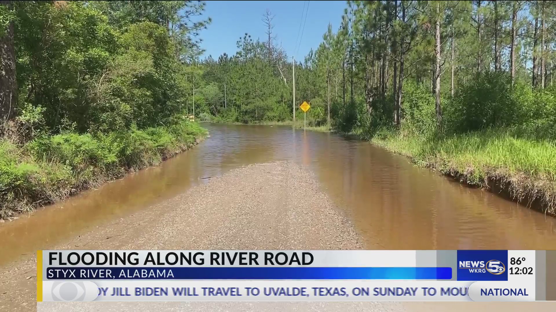 Styx River Road is flooding again due to heavy rain WKRG News 5