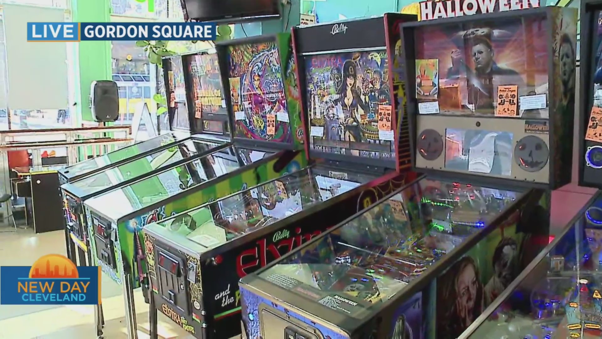 New Day Cleveland Superelectric Pinball Parlor Fox 8 Cleveland WJW