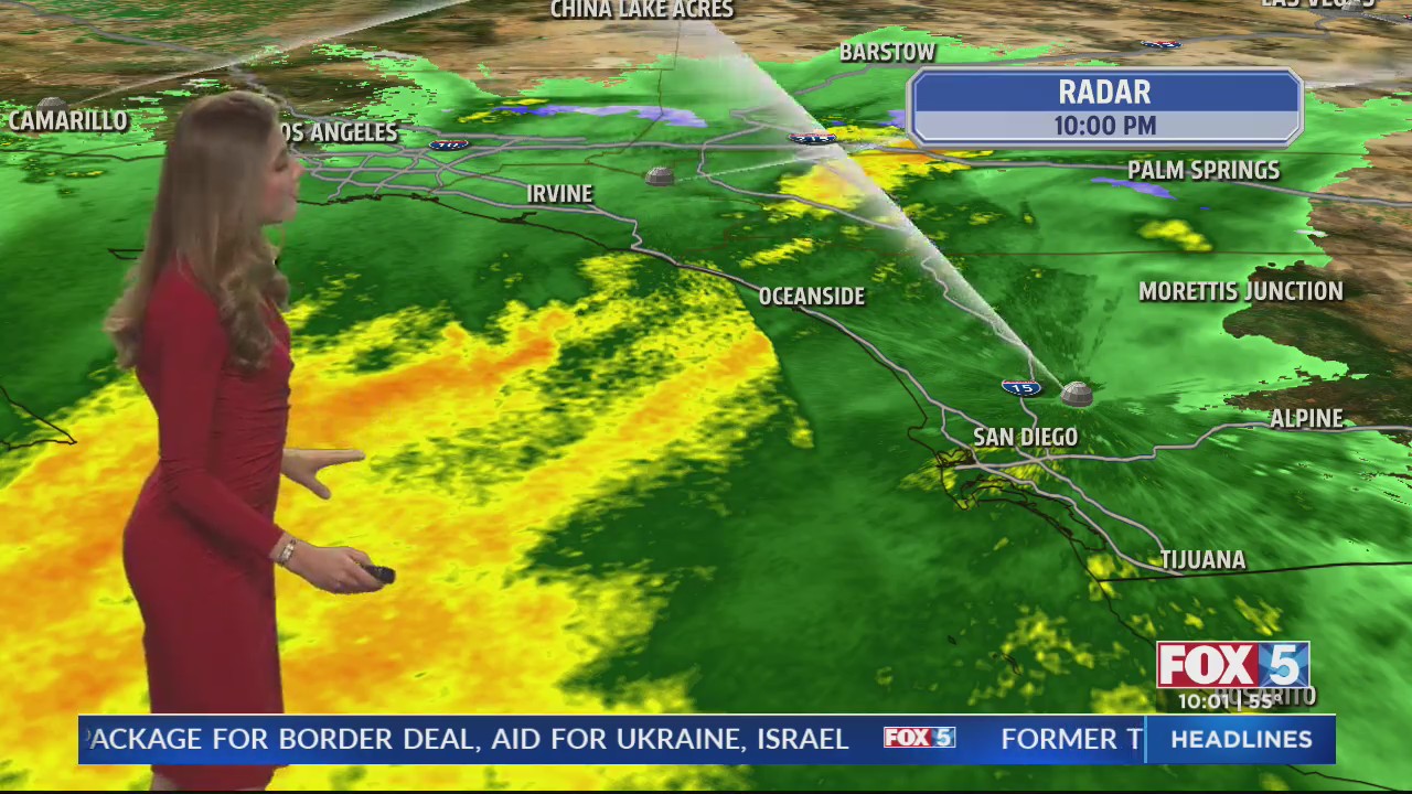 Heavy Rain Approaches San Diego Area – FOX 5 San Diego & KUSI News