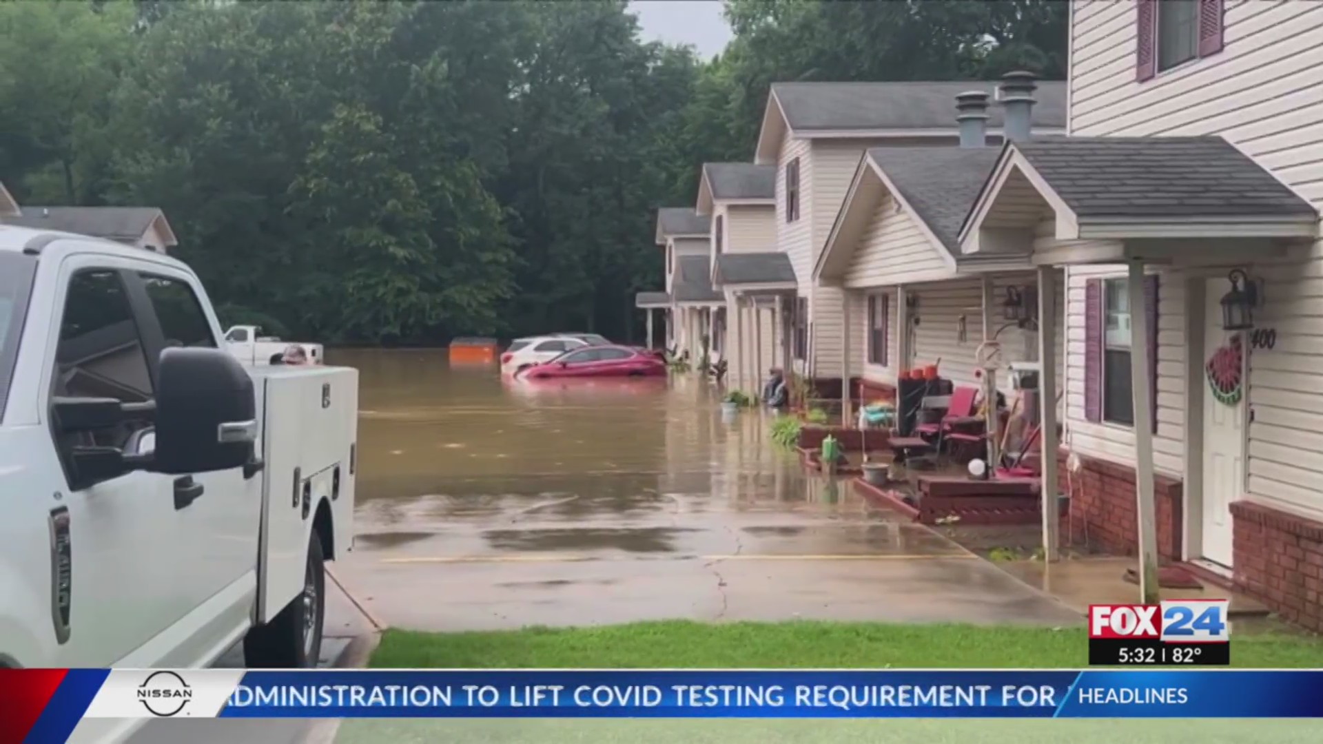 Record rainfall in Greenwood floods homes and roads KNWA FOX24