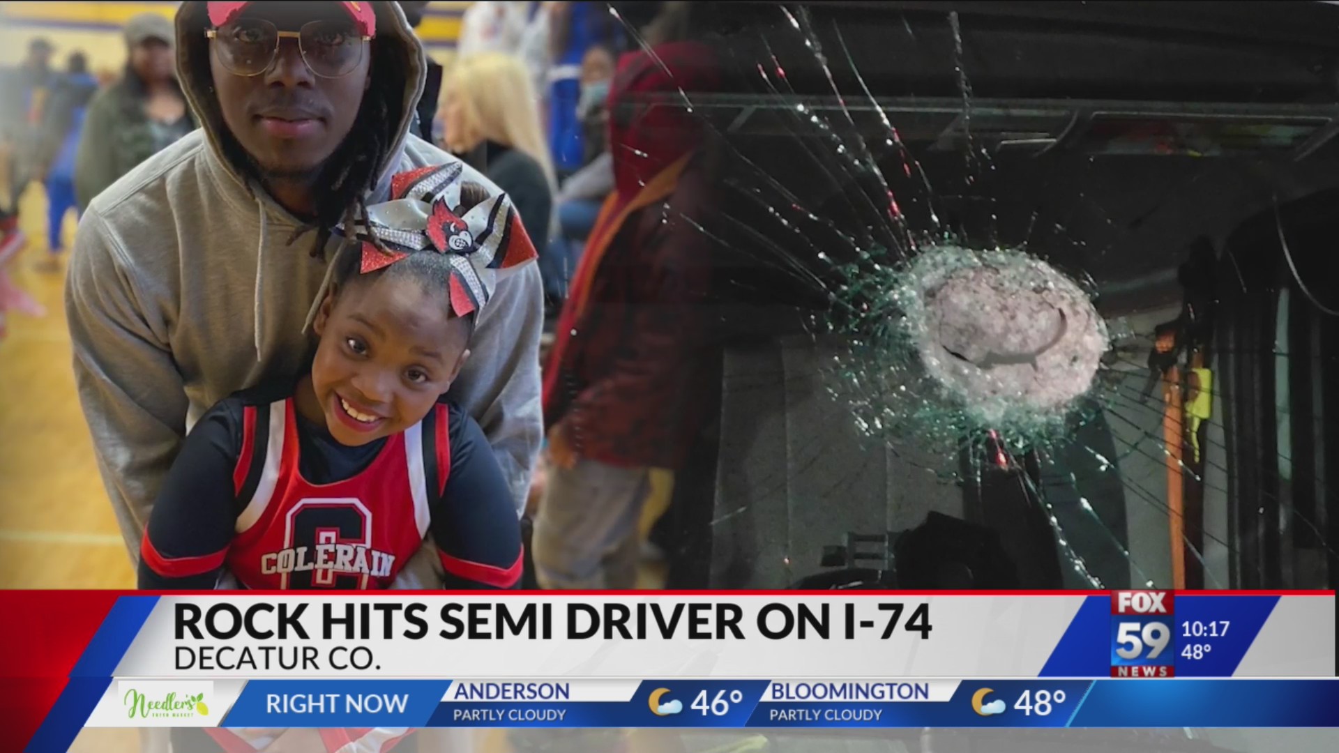 FedEx driver knocked unconscious after rock thrown at windshield while ...