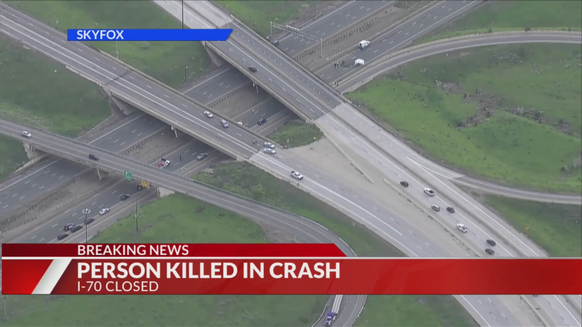 Driver killed by passing car during traffic stop on I-70 – FOX31 Denver