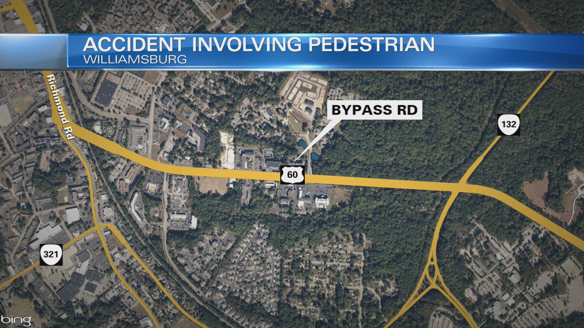 Williamsburg PD investigate pedestrian accident