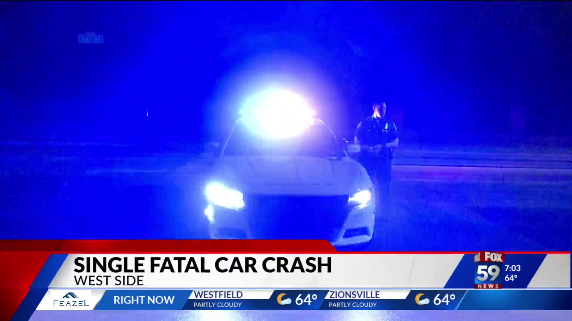 Single vehicle fatal crash overnight Sunday – Fox 59