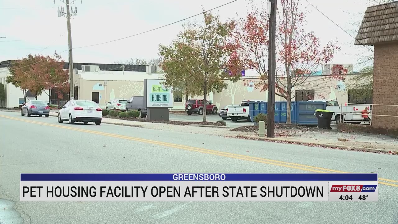 Greensboro pet housing facility open after state shutdown FOX8 WGHP
