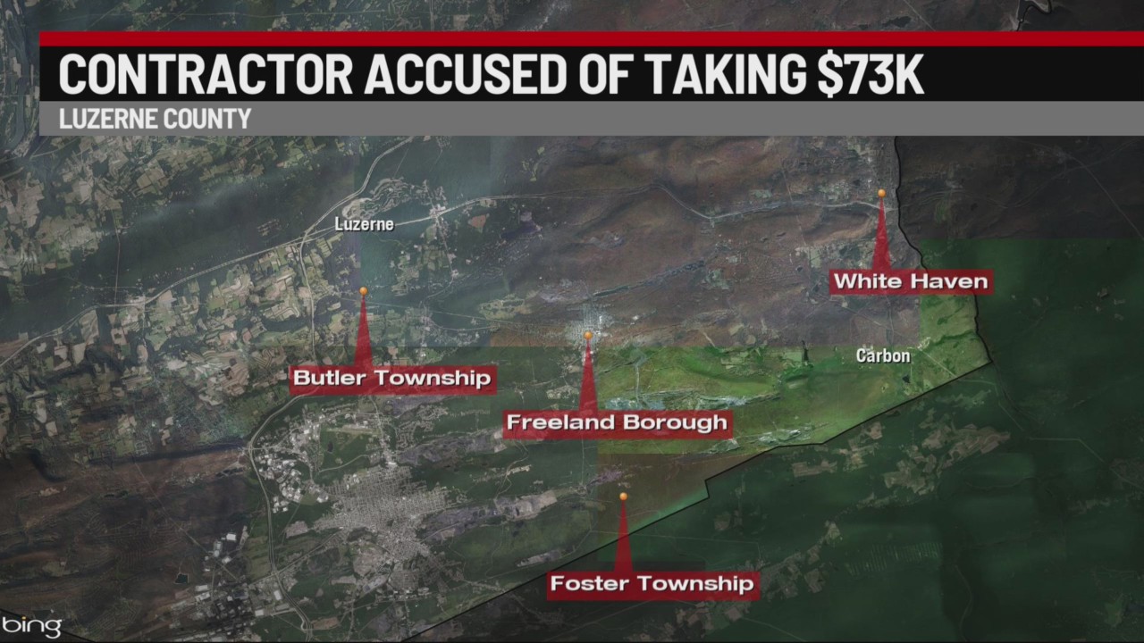Contractor accused of taking 73K from Luzerne County property owners