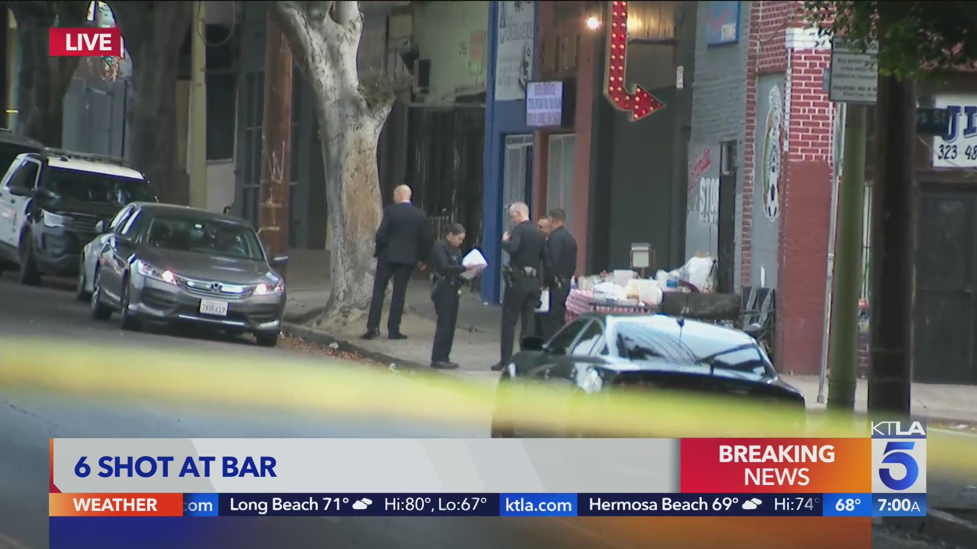 Bar shooting in Boyle Heights wounds 6 KTLA