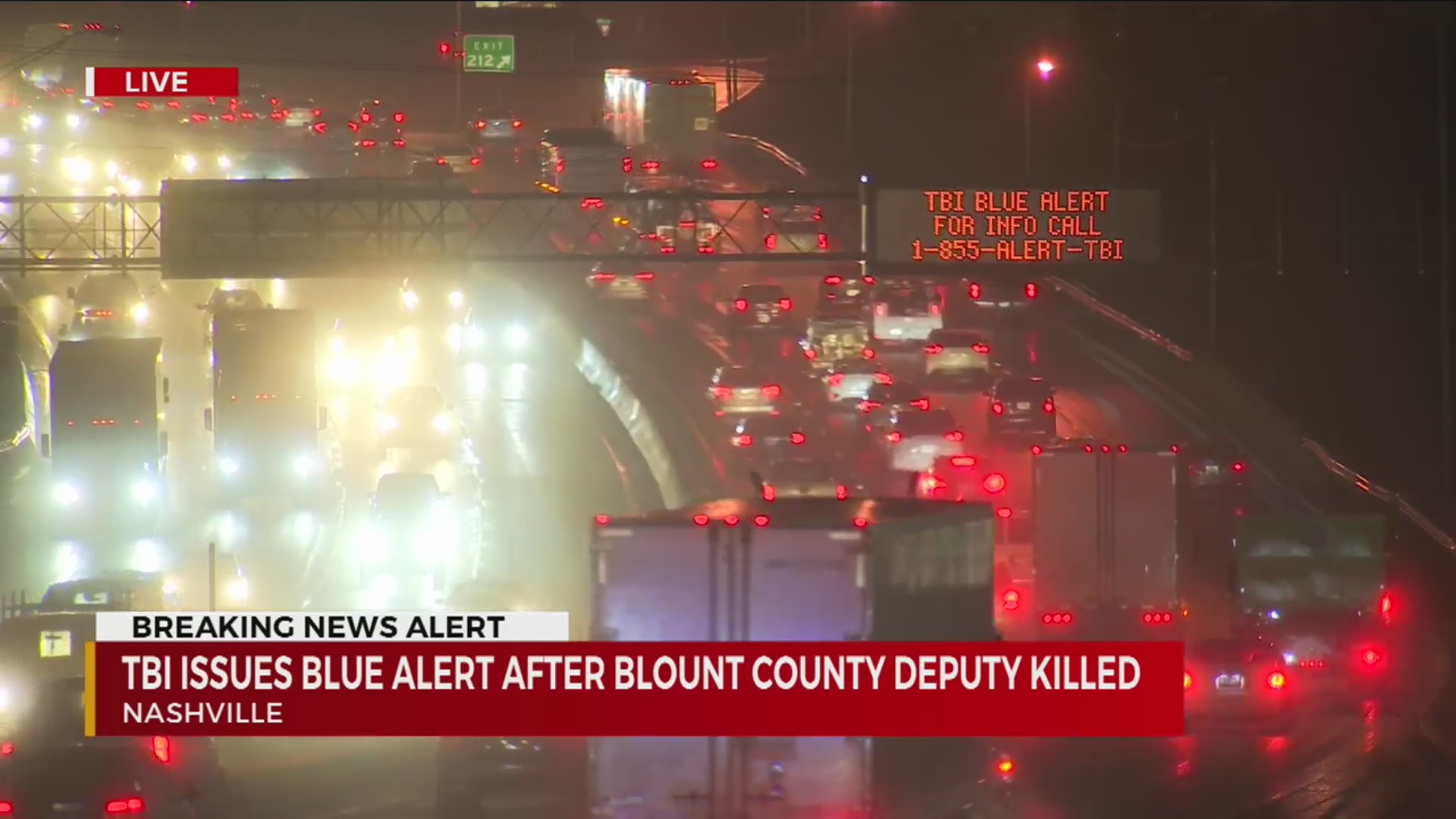 Blue Alert issued after Blount County deputy killed – WKRN News 2