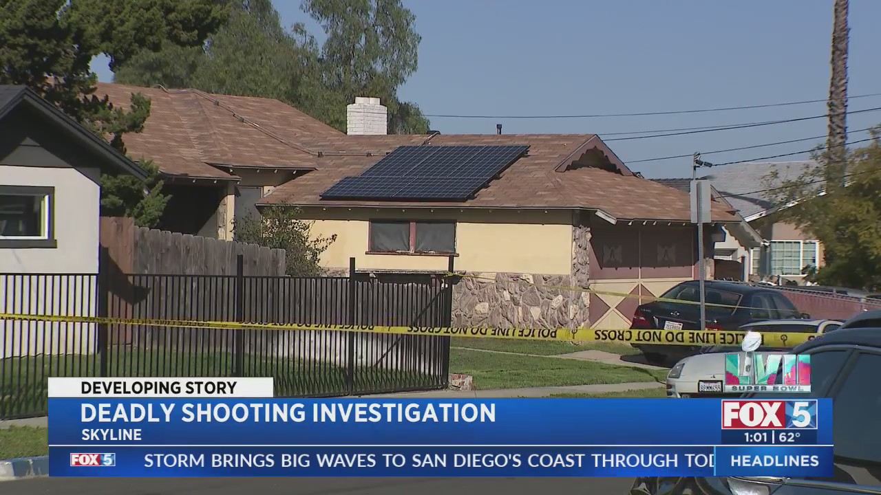 Deadly Shooting Investigation In Skyline – FOX 5 San Diego & KUSI News