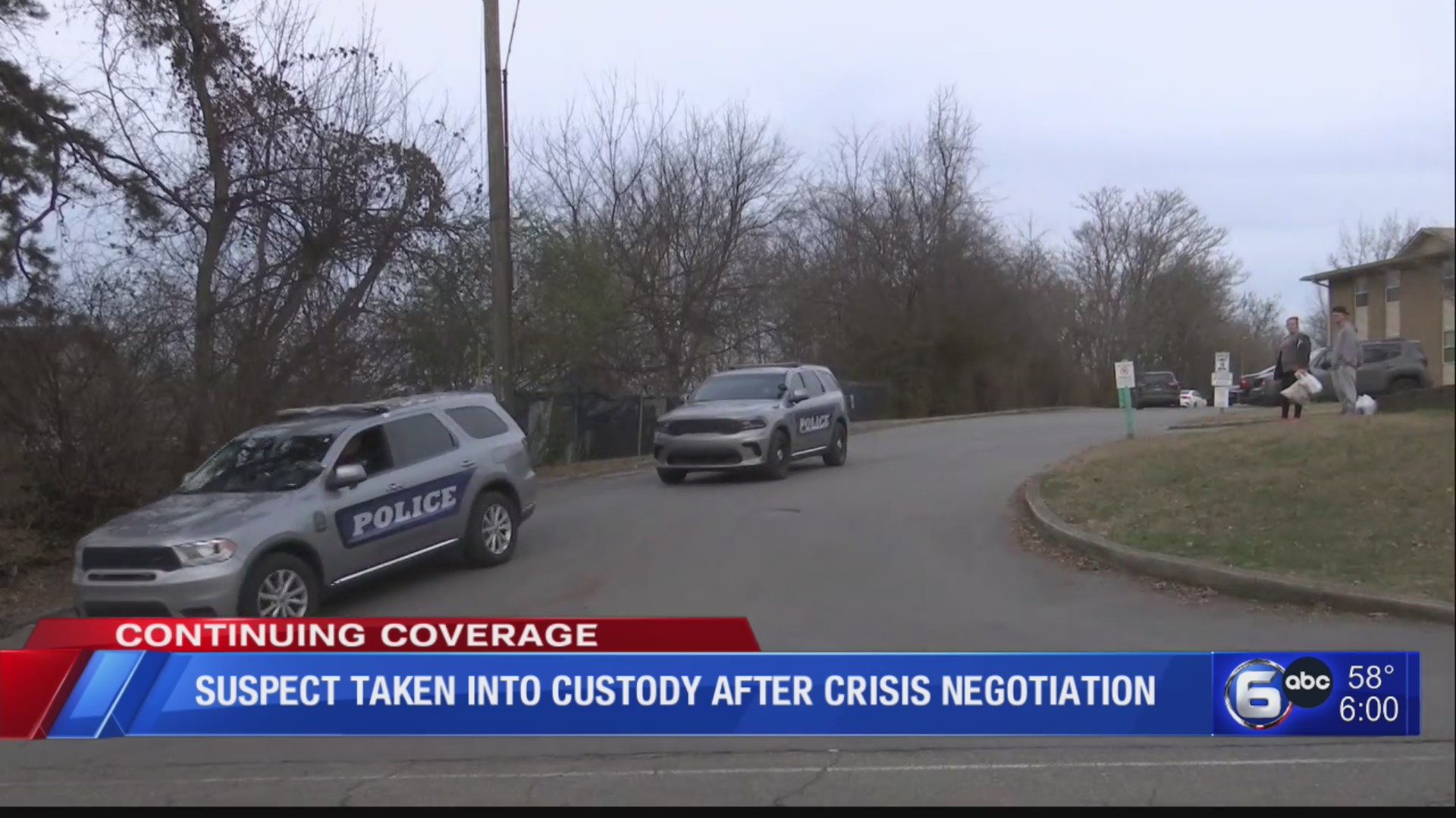 Suspect Taken into Custody After Crisis Negotiation – WATE 6 On Your Side