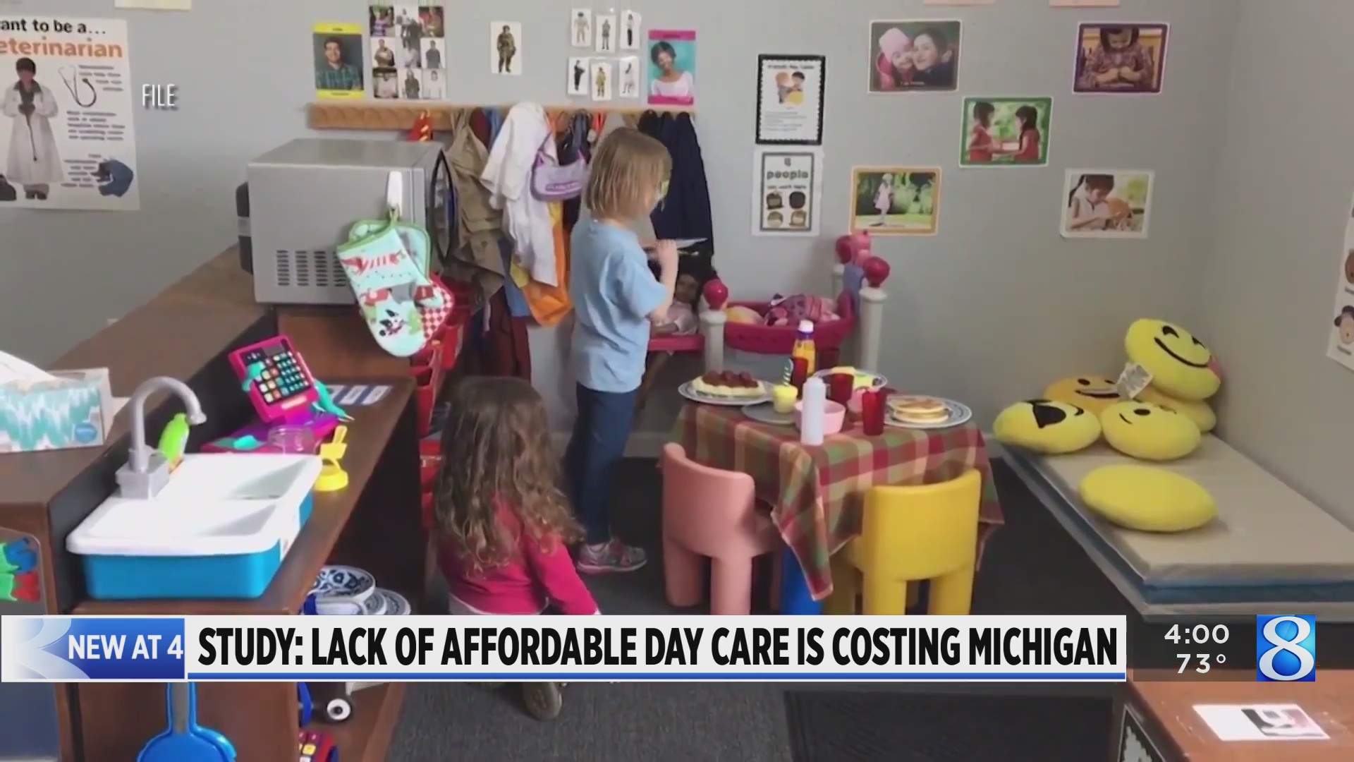 Study Lack of affordable day care is costing Michigan