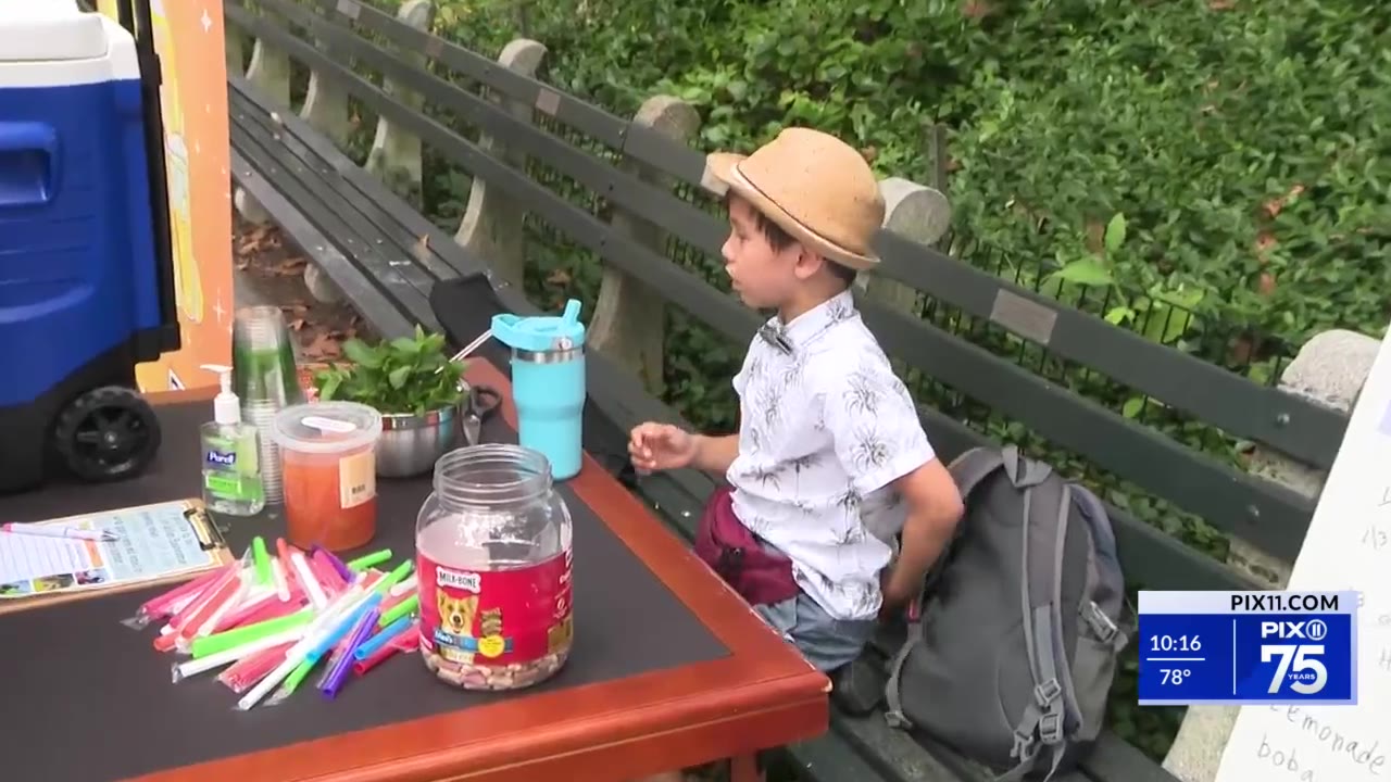 8yearold New Yorker raises thousands of dollars from lemonade stand(02)